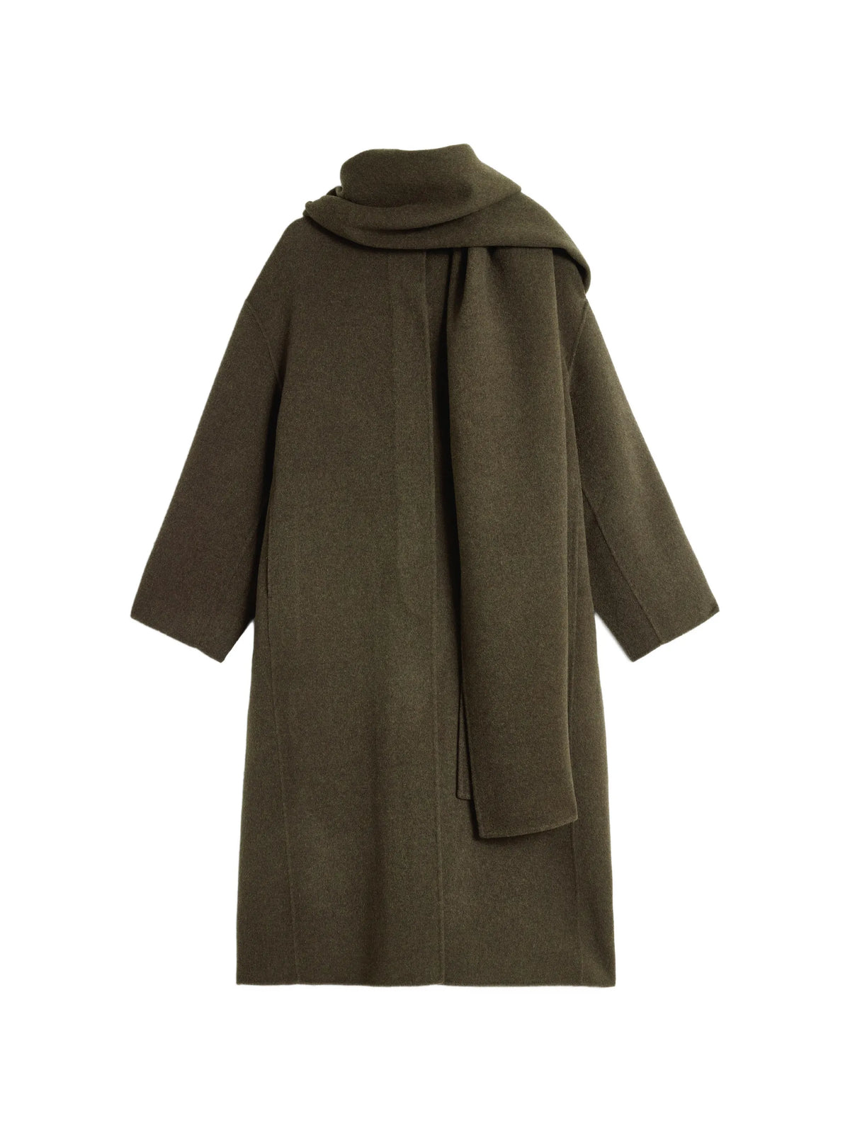Finn scarf-detail coat