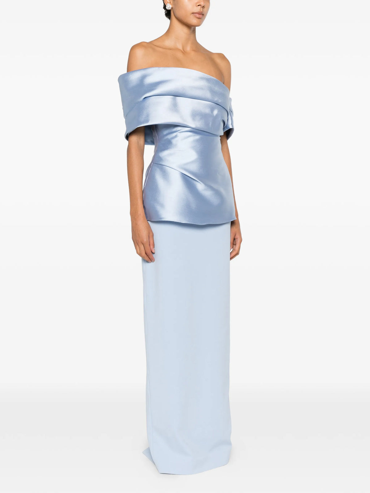 the Lucine maxi dress in light blue