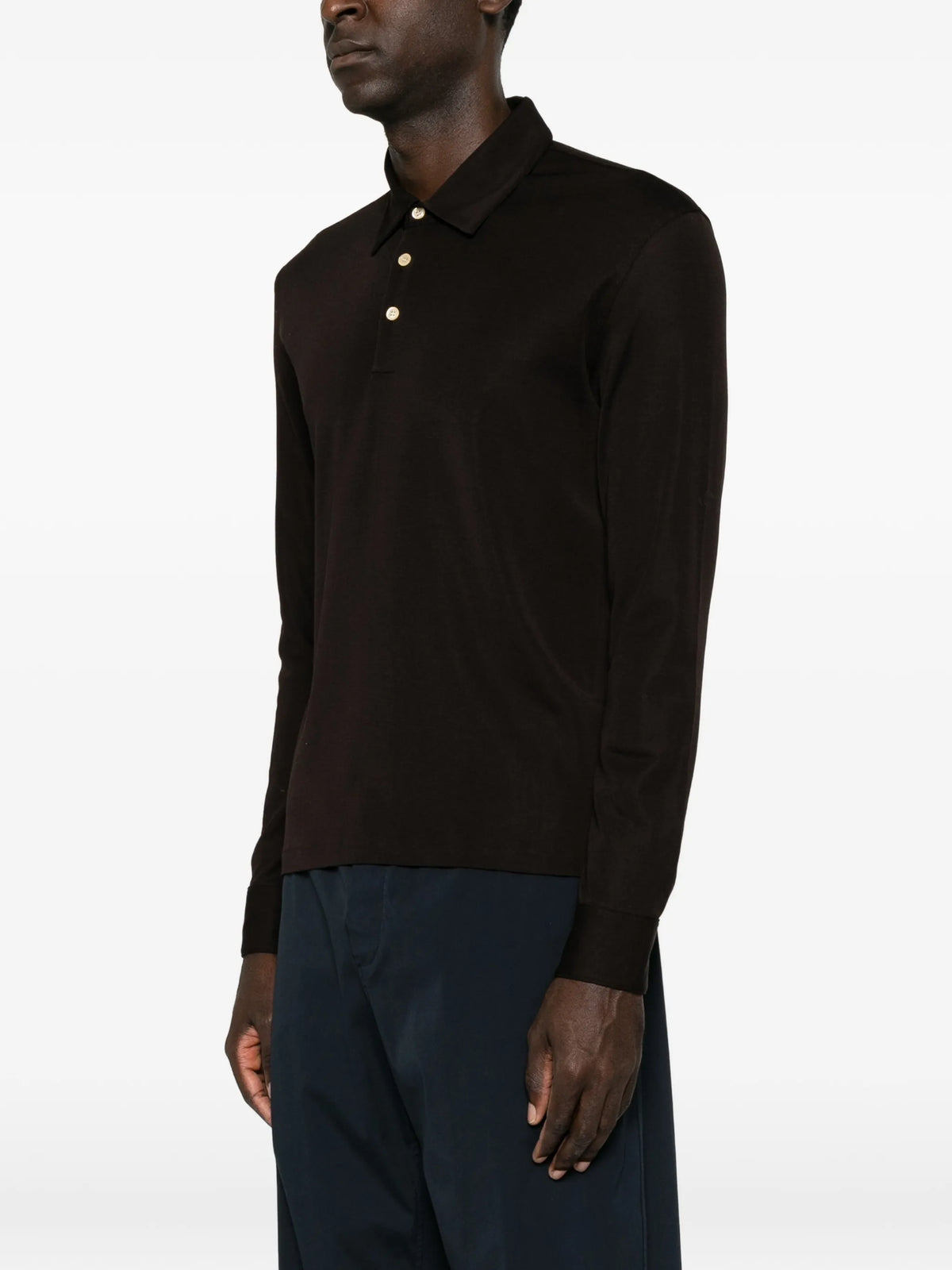 Reyes long-sleeve polo shirt
