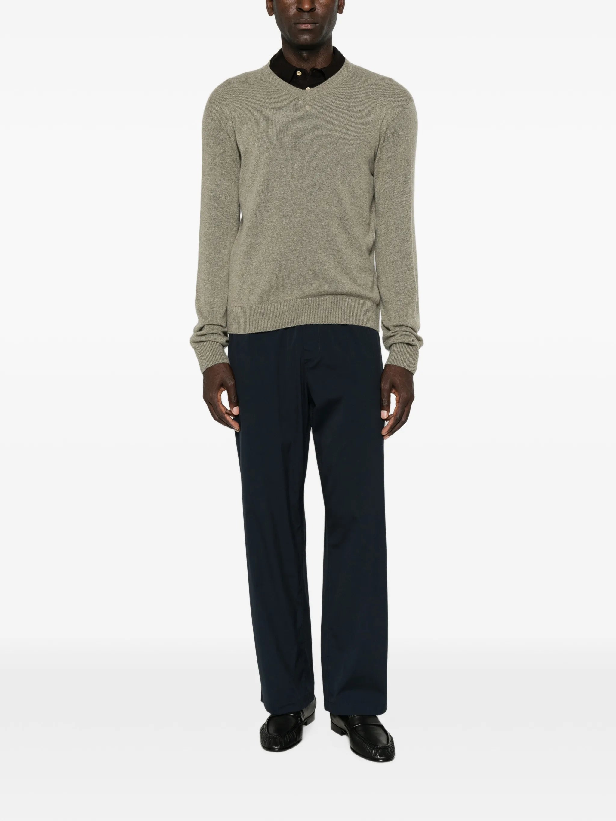 Pascale elasticated-waist trousers