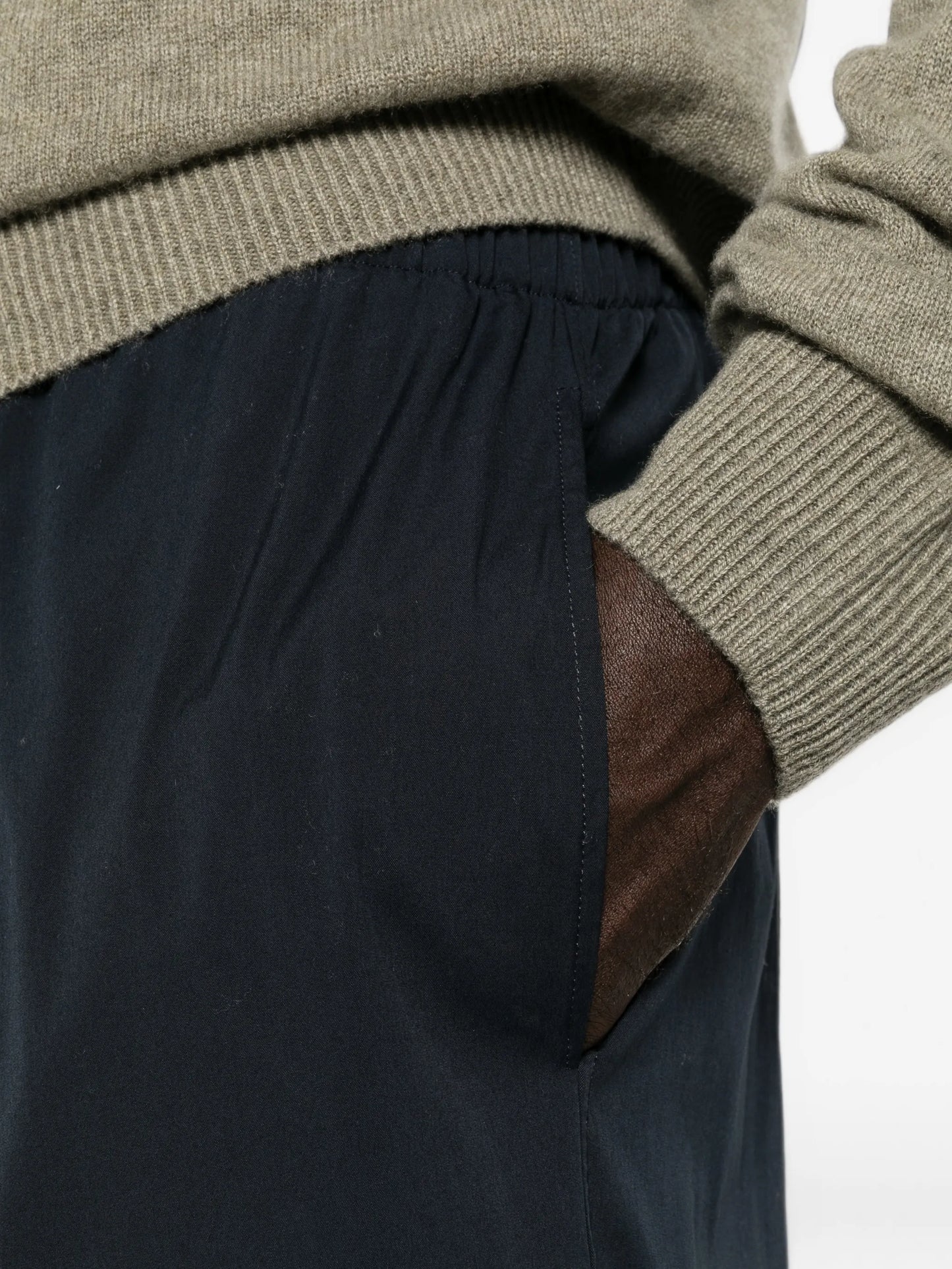 Pascale elasticated-waist trousers