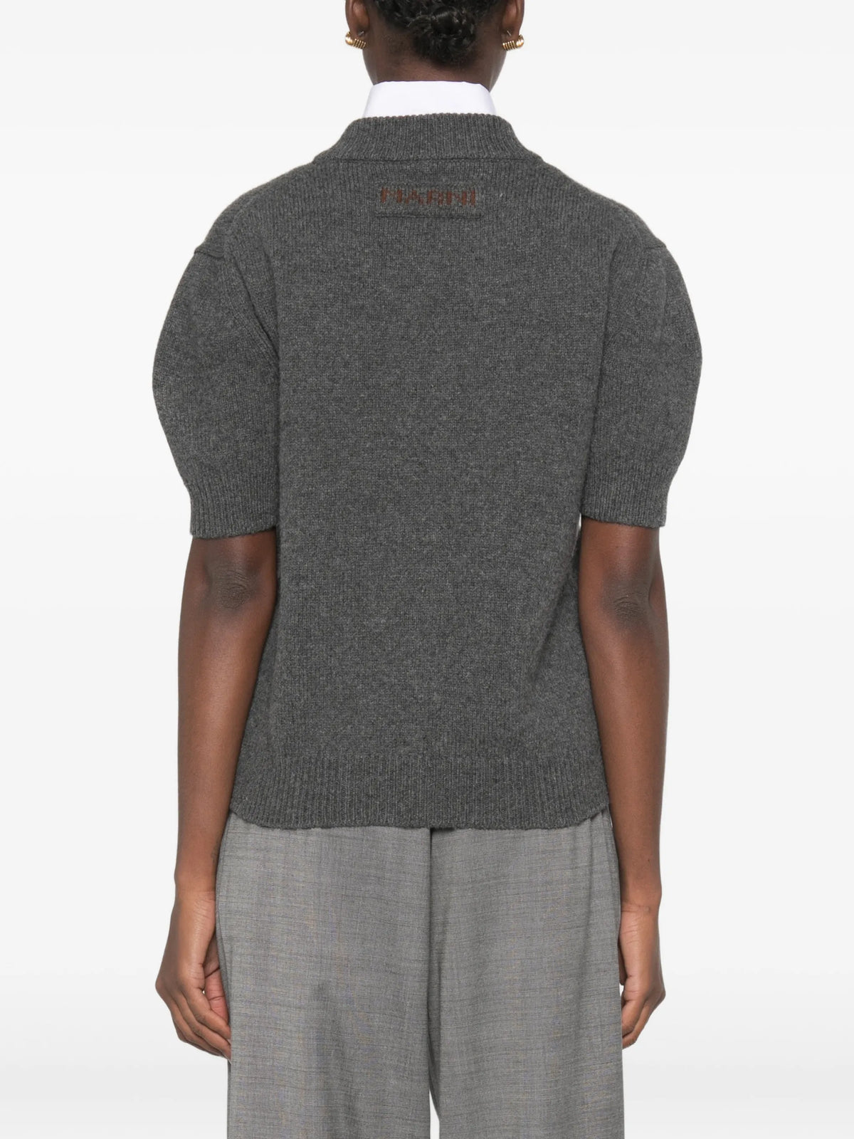 wool-cashmere sweater with embroidered flowers