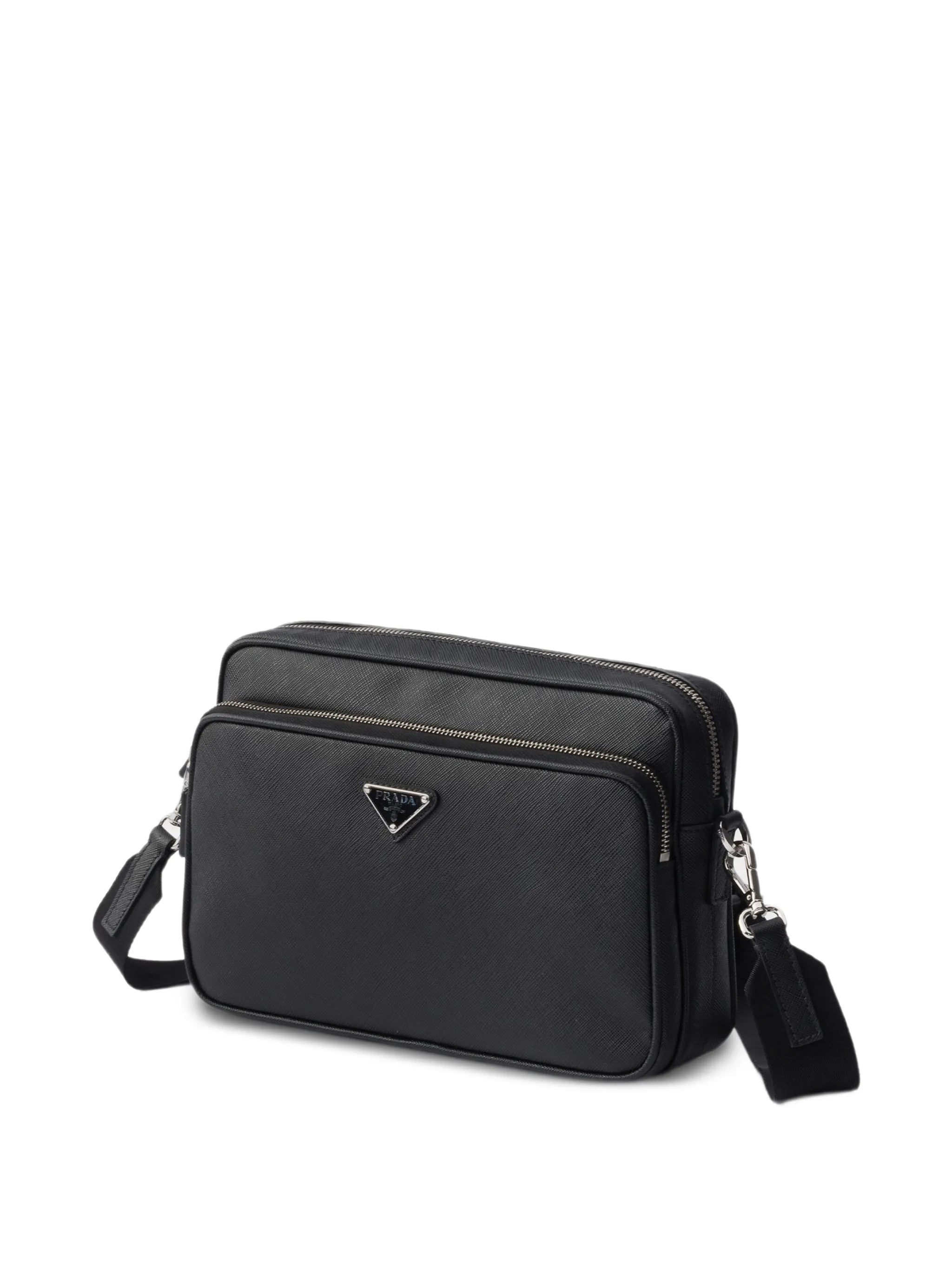 Saffiano leather shoulder bag