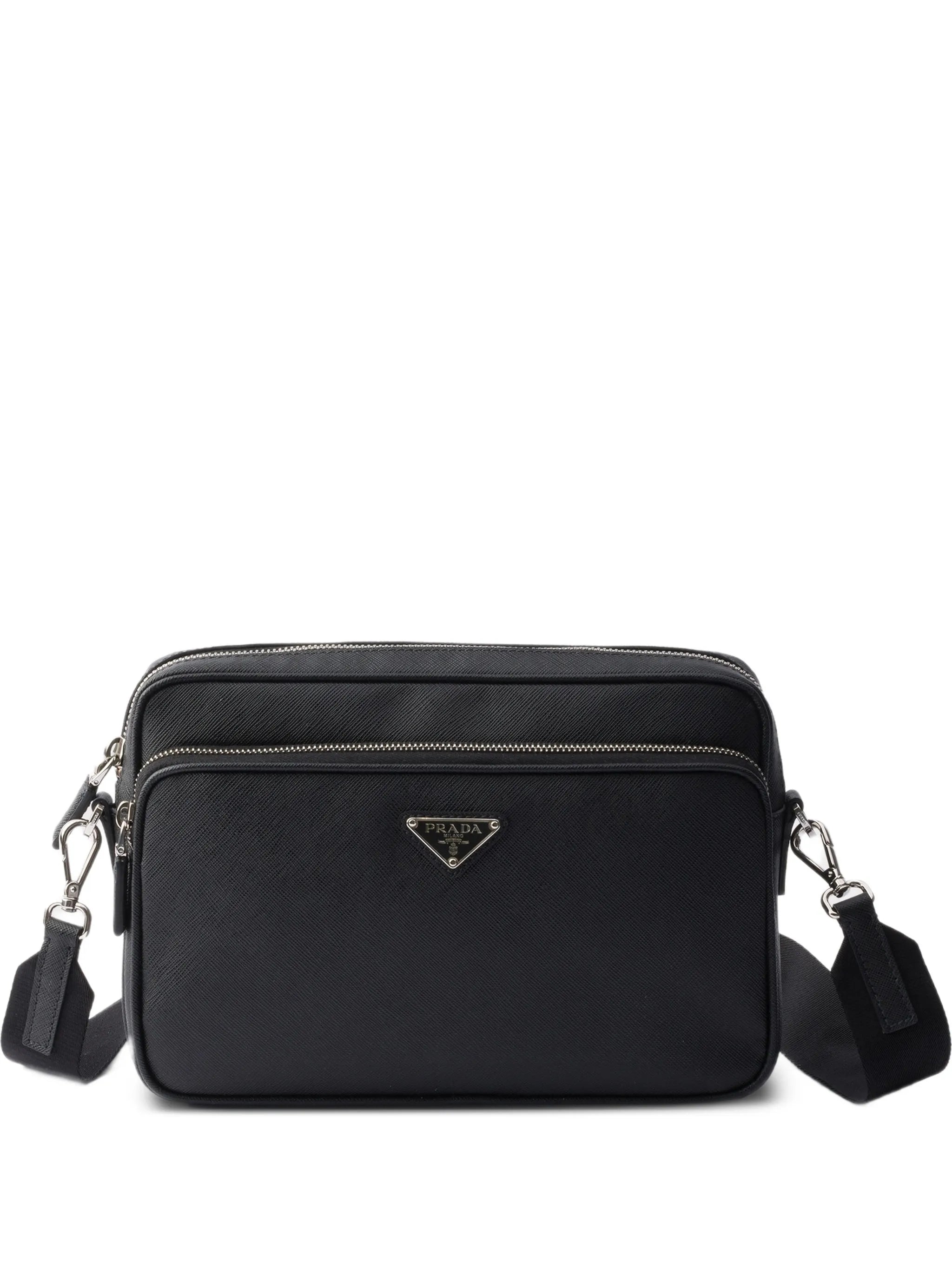 Saffiano leather shoulder bag