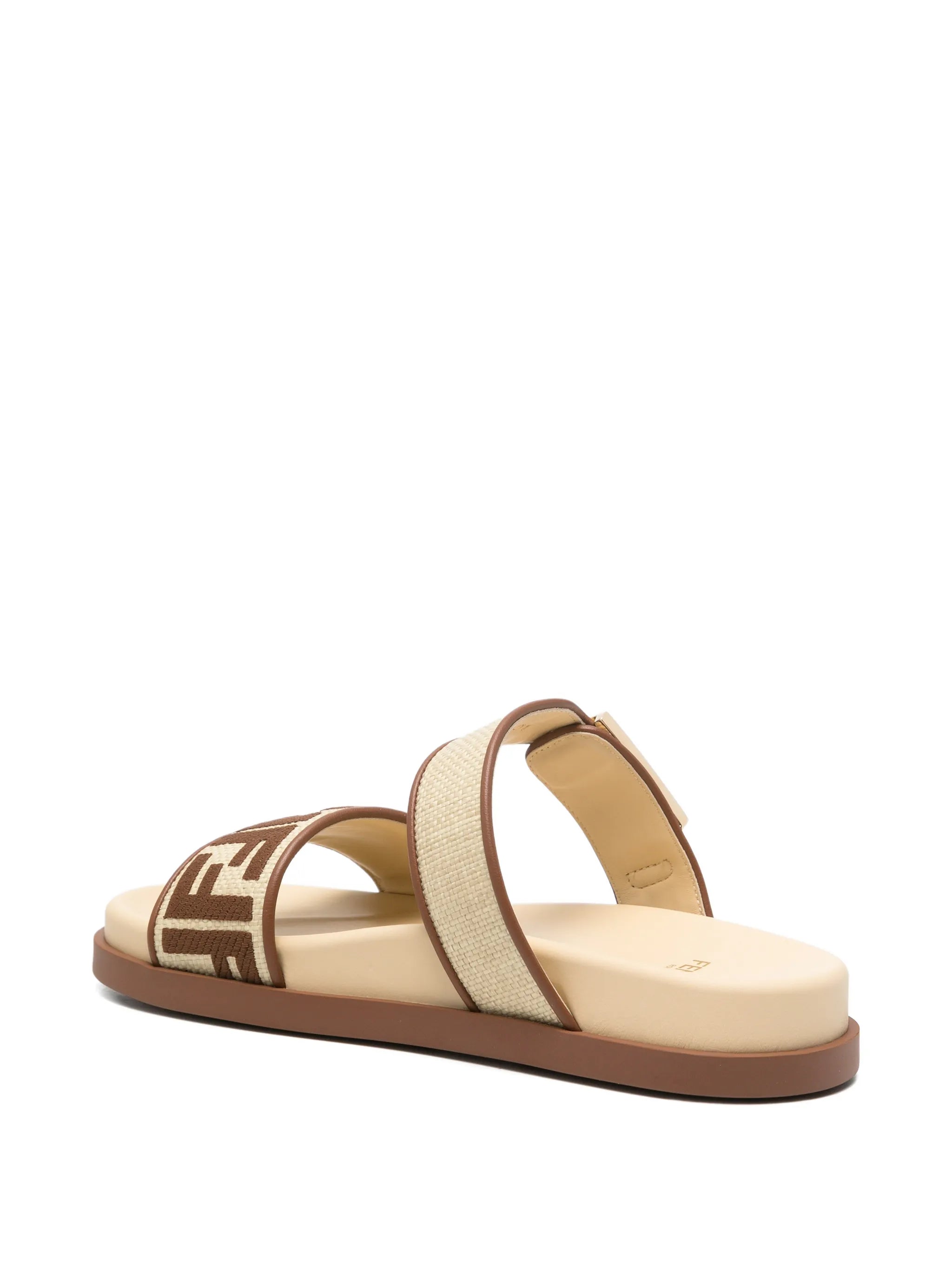 FF logo buckle sandals