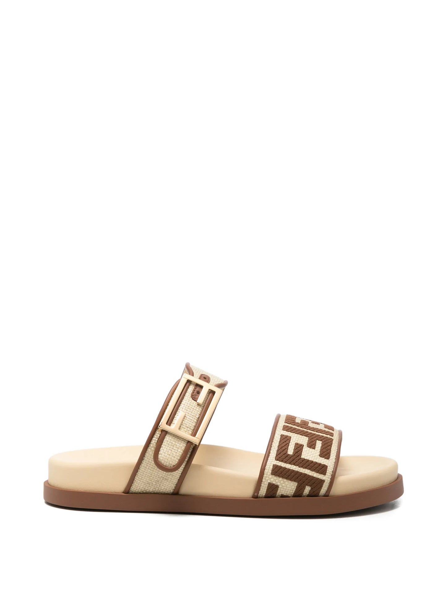 FF logo buckle sandals