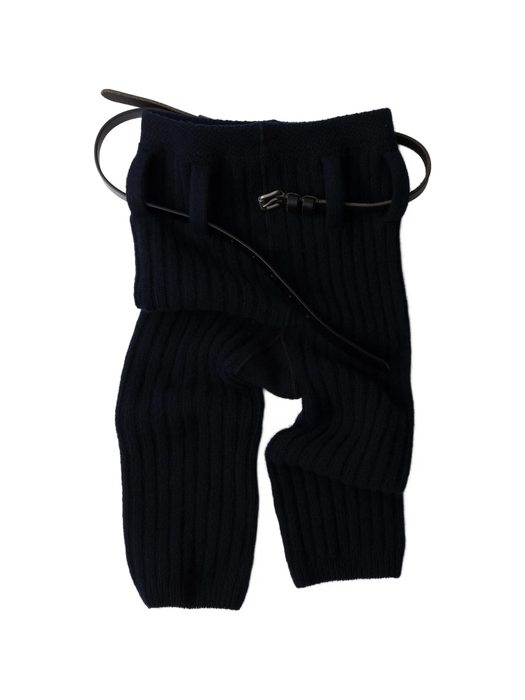 wool and cashmere short leggings