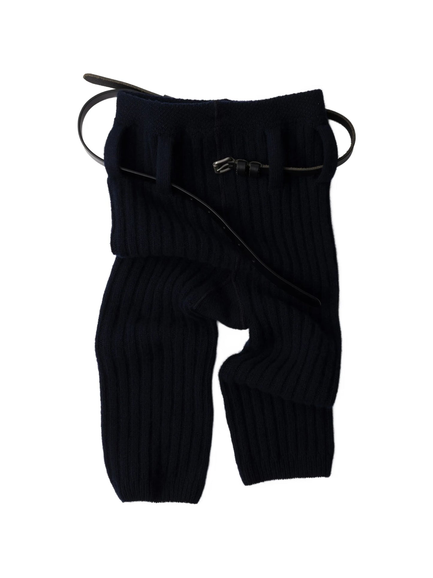 wool and cashmere short leggings
