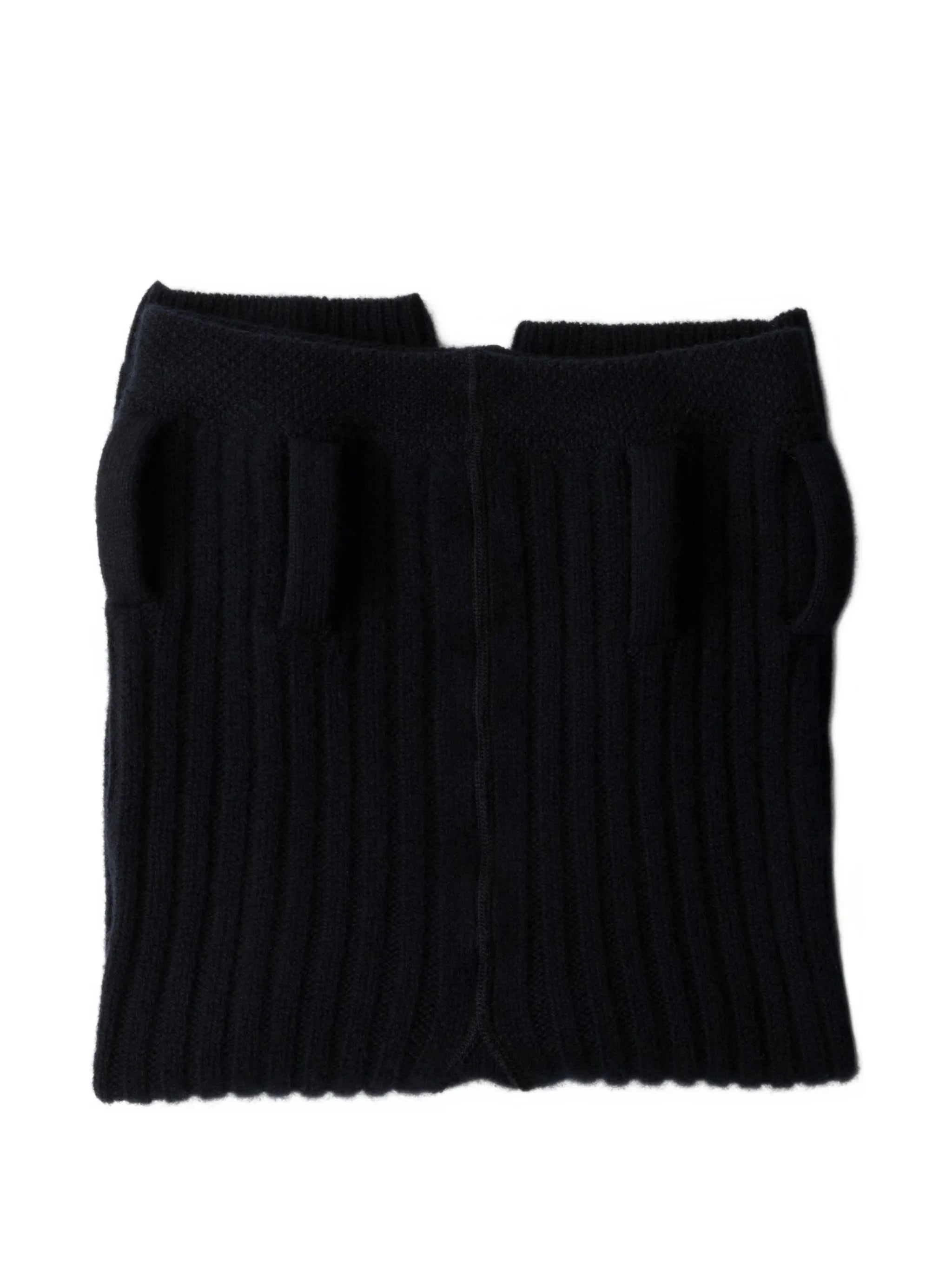 wool and cashmere short leggings