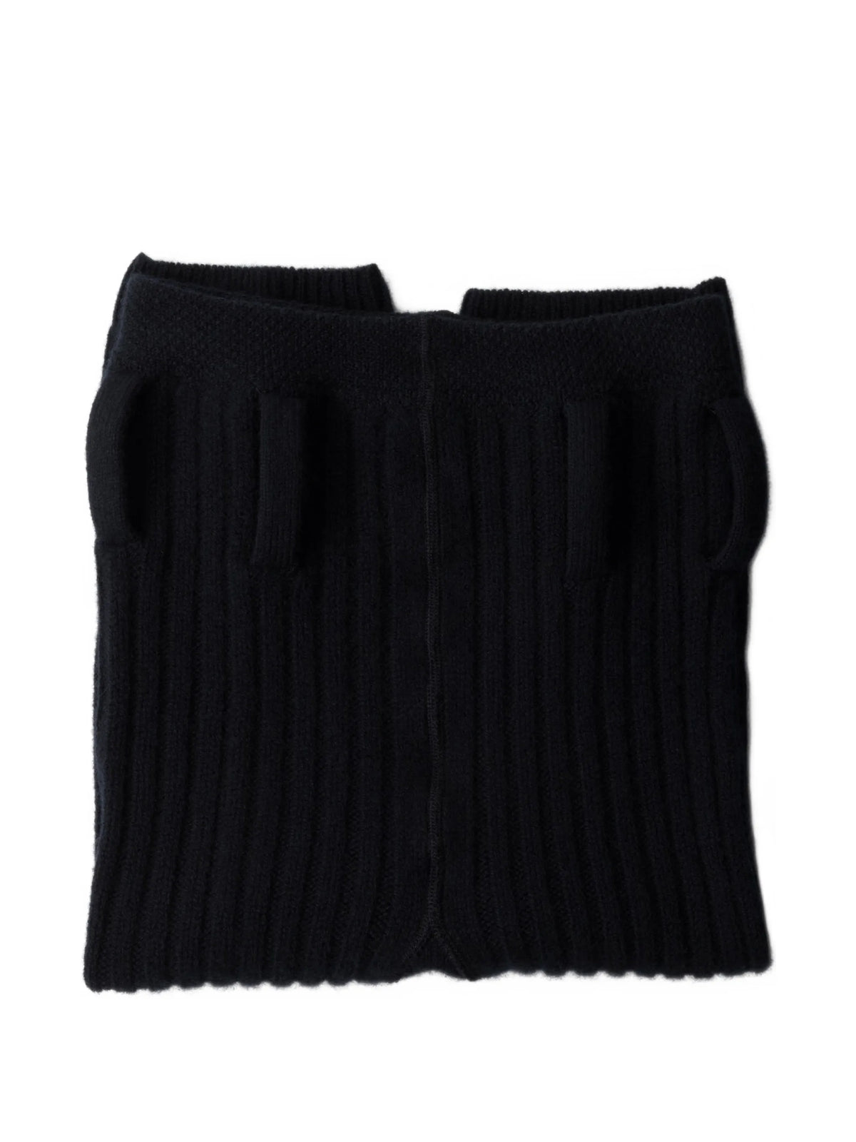 wool and cashmere short leggings