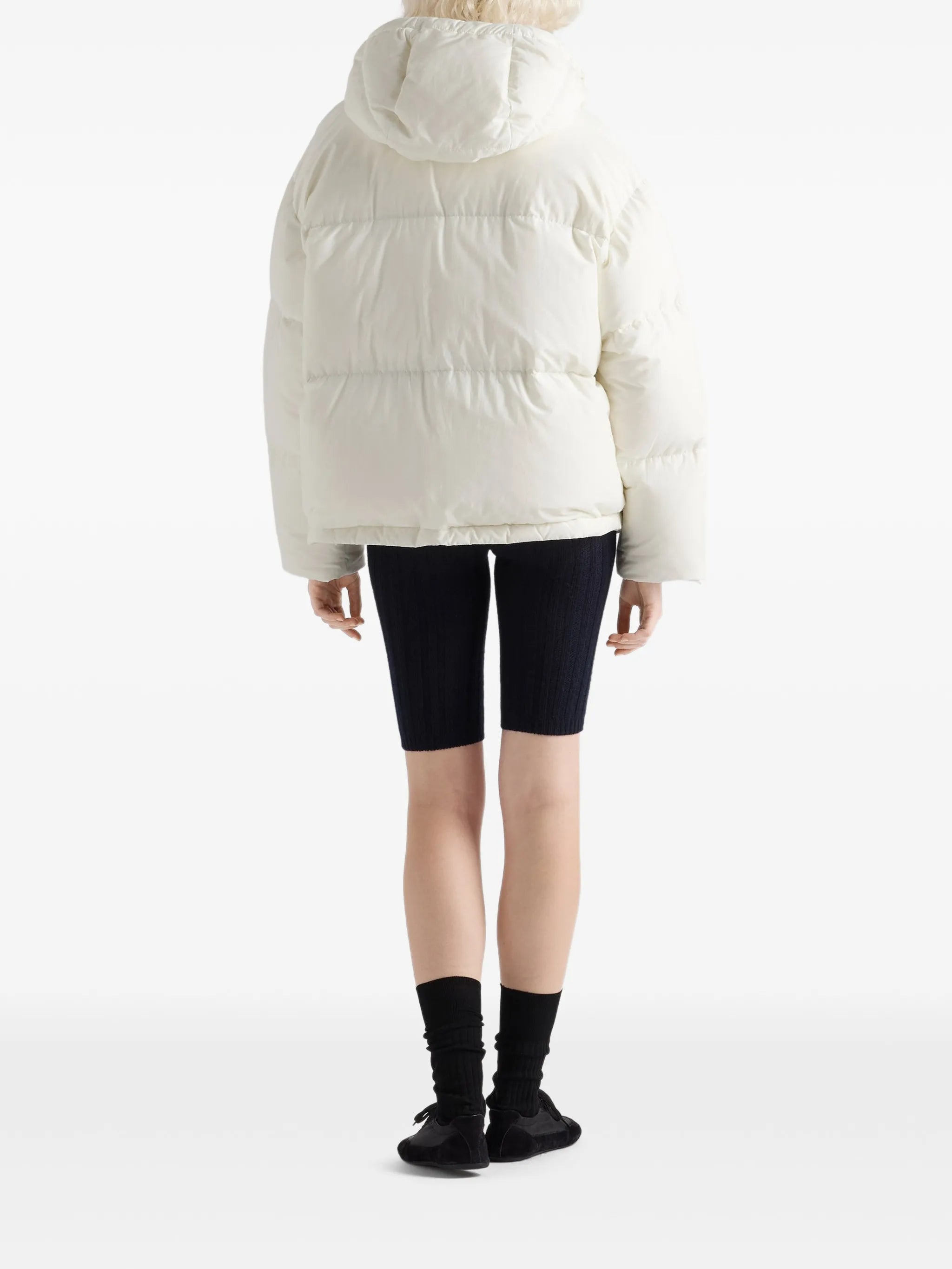 wool and cashmere short leggings