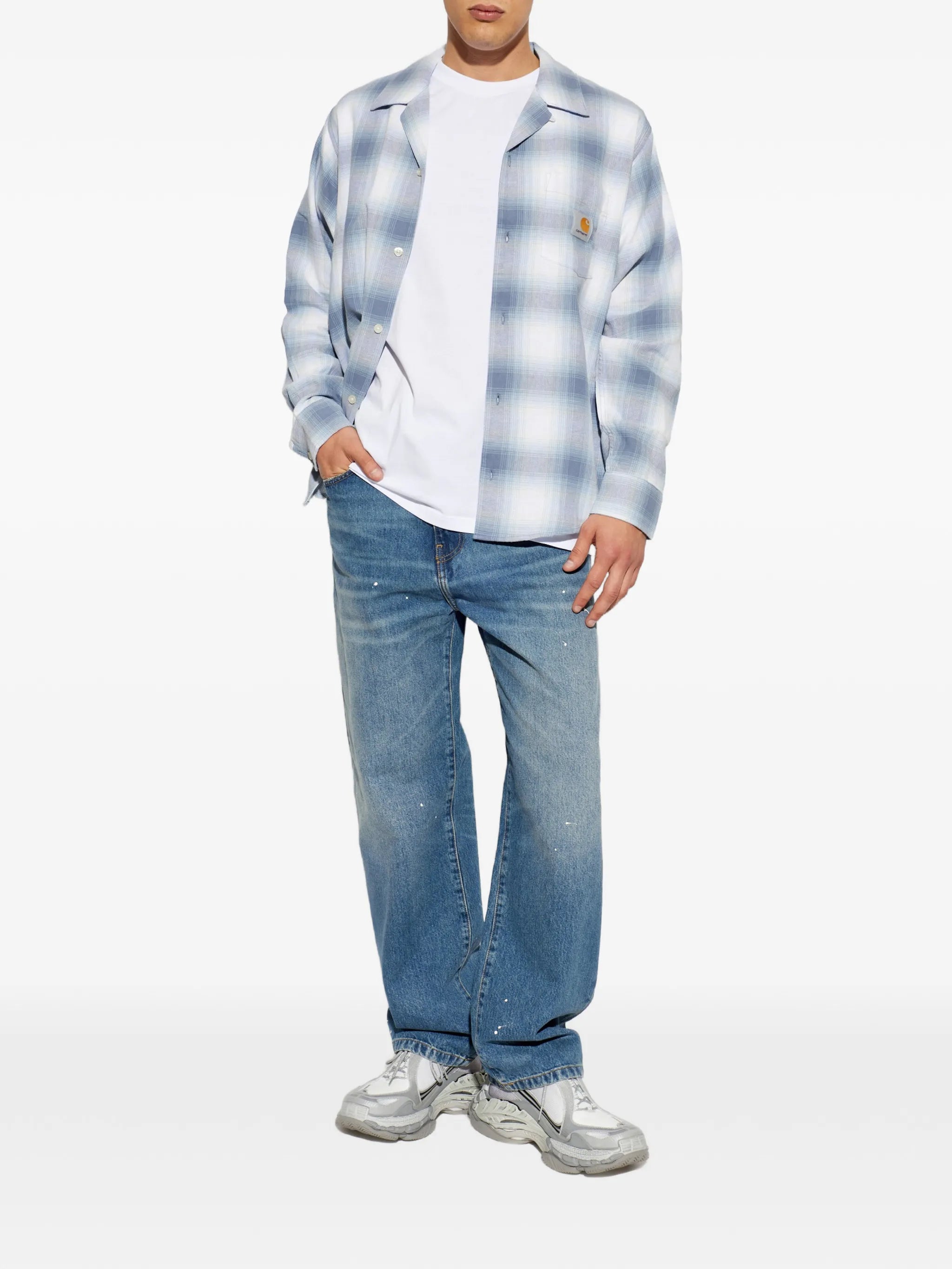Tyers check-print shirt