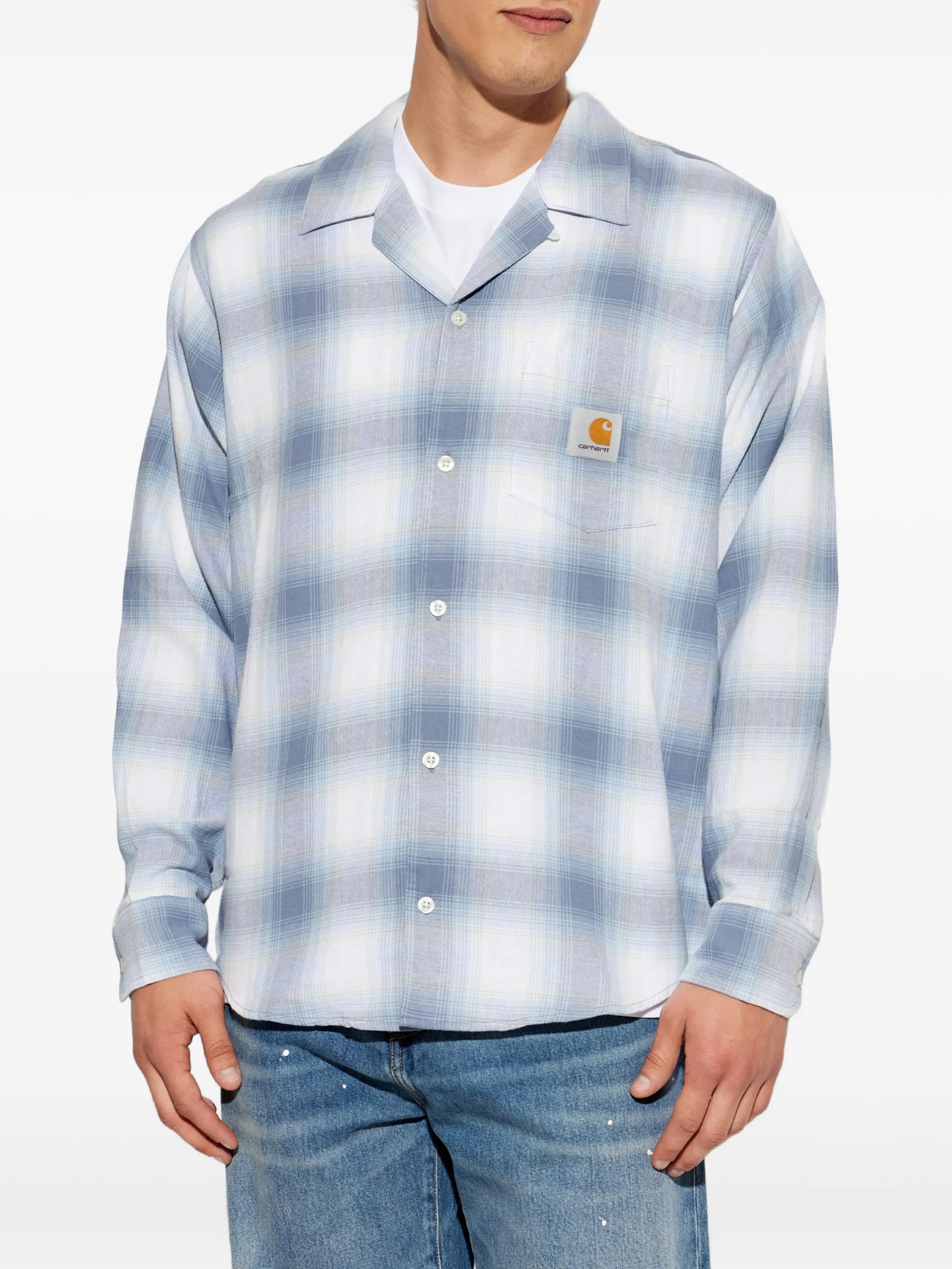 Tyers check-print shirt
