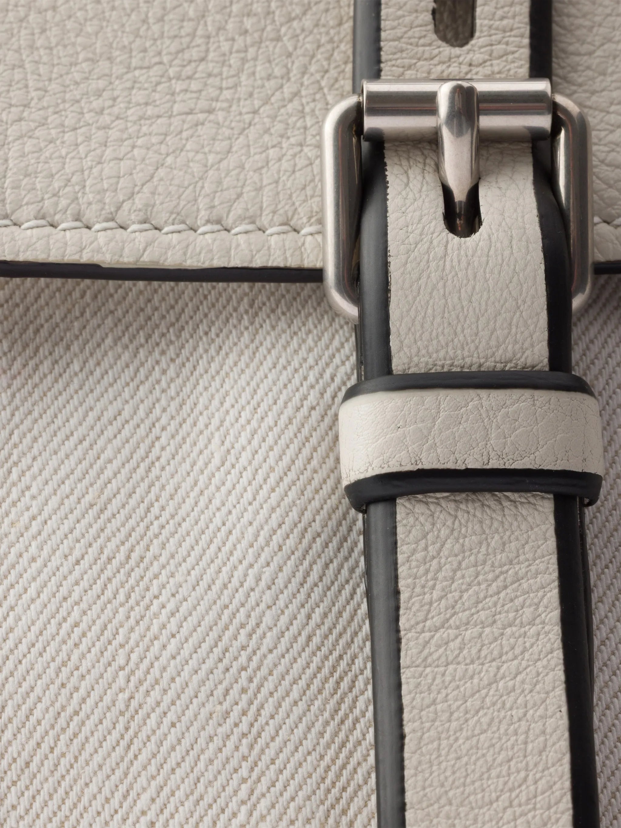 Bonnie denim and leather tote bag