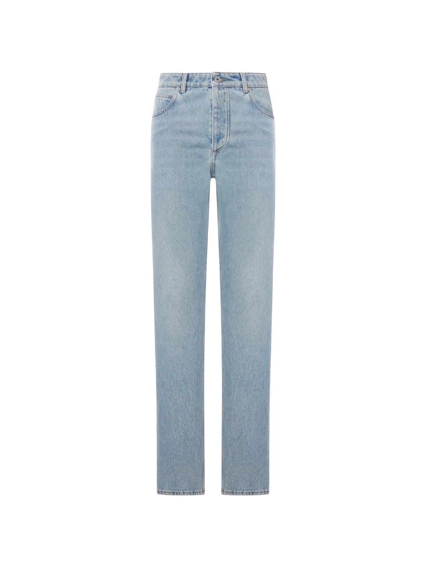 logo-patch straight-leg jeans