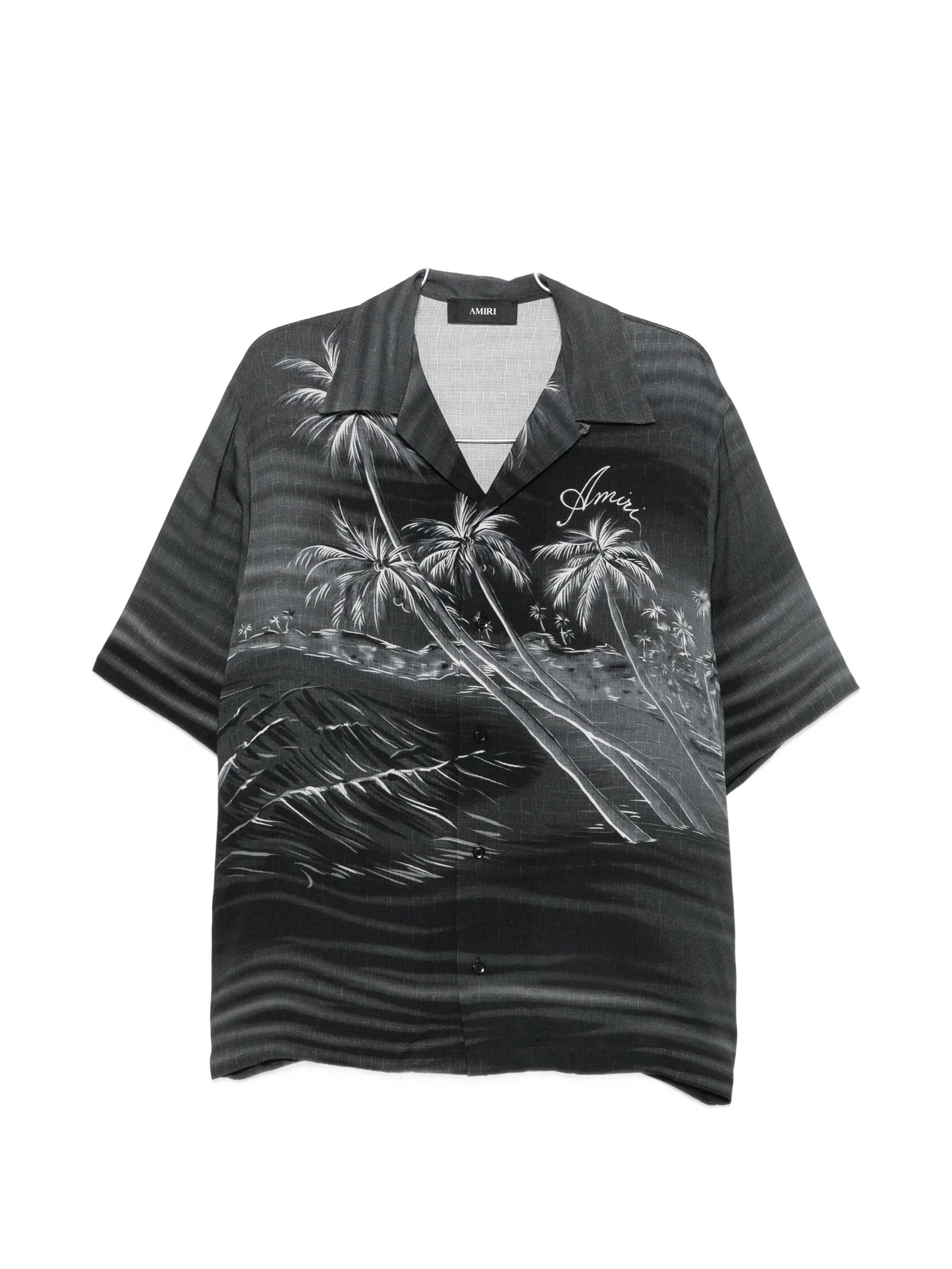 palm tree-print shirt