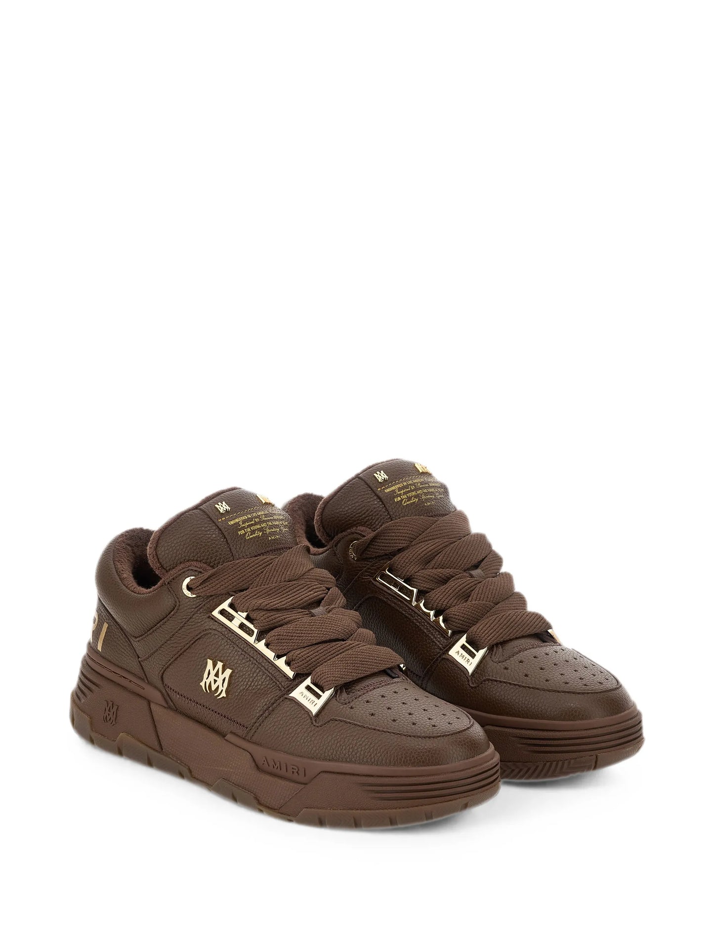 metallic MA-1 sneakers