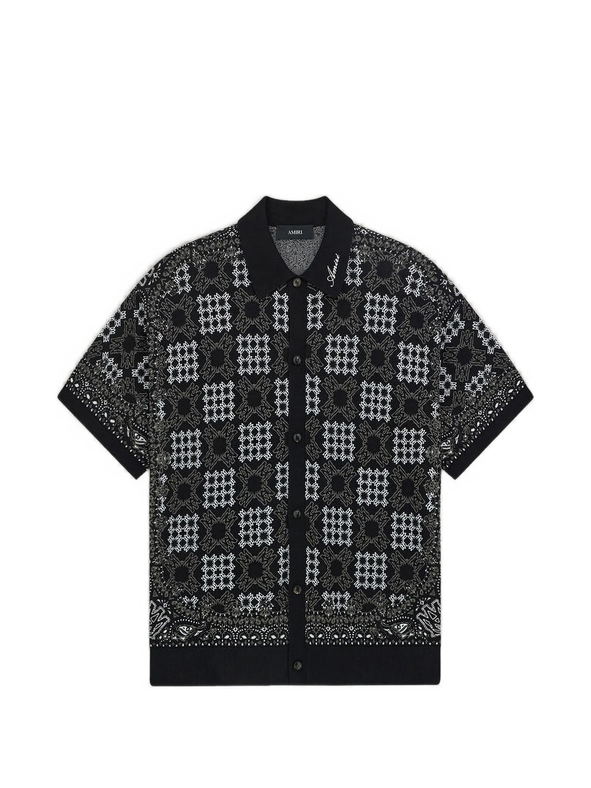 MA Quad Checker Crochet Shirt