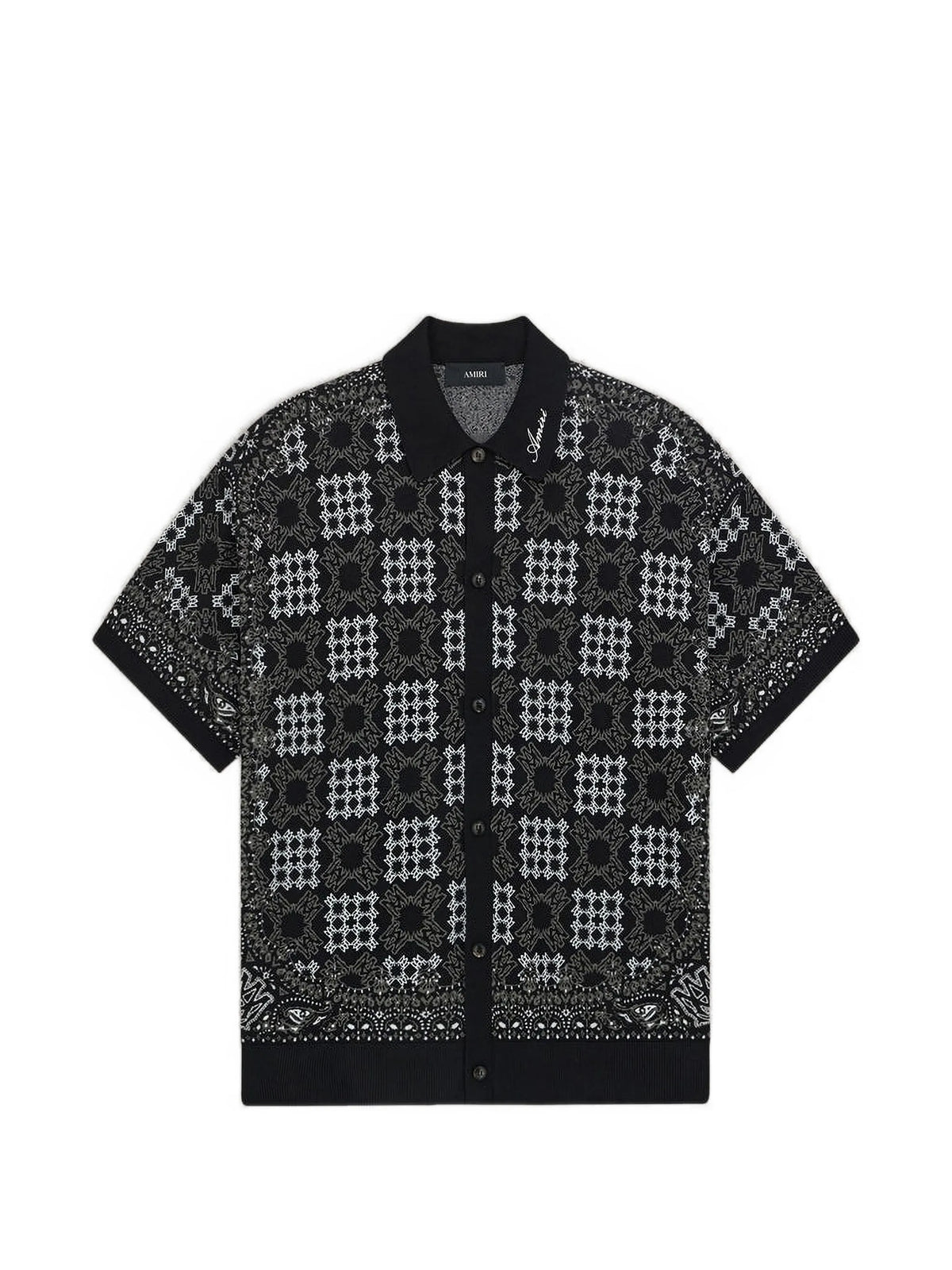 MA Quad Checker Crochet Shirt