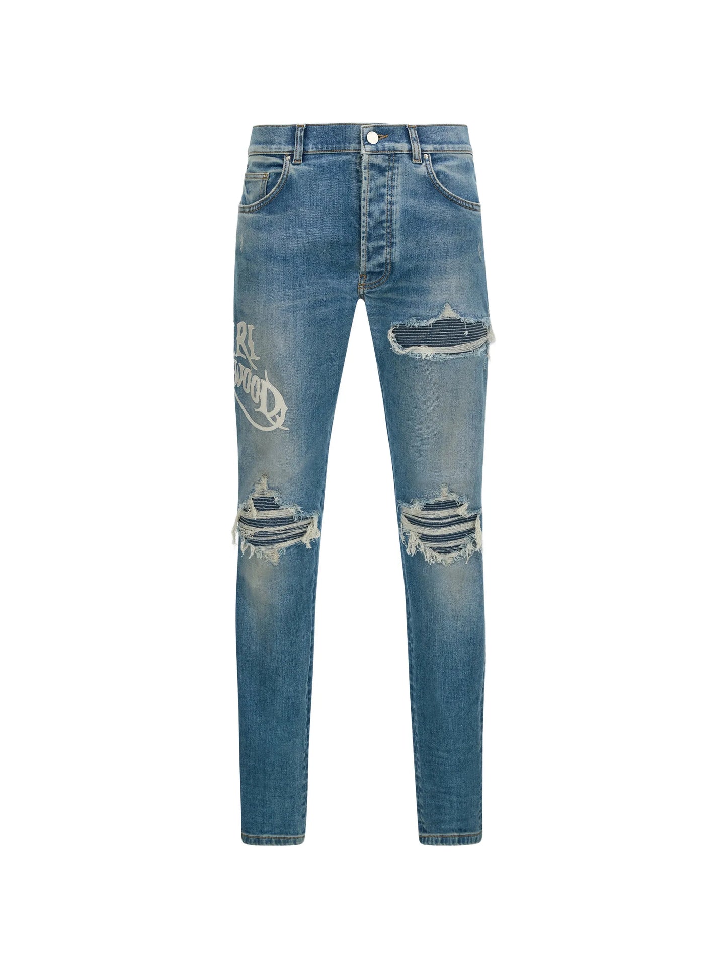 Hollywood MX1 distressed denim jeans