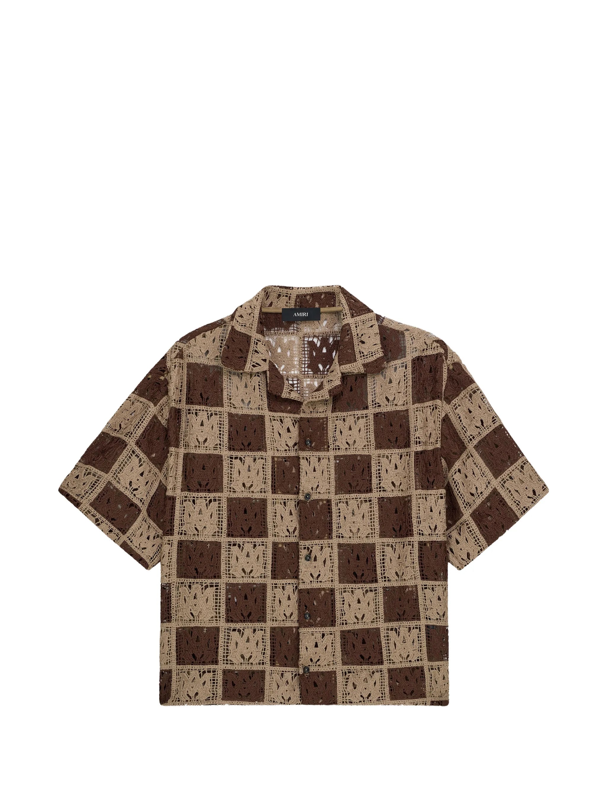 MA checker mesh os camp shirt