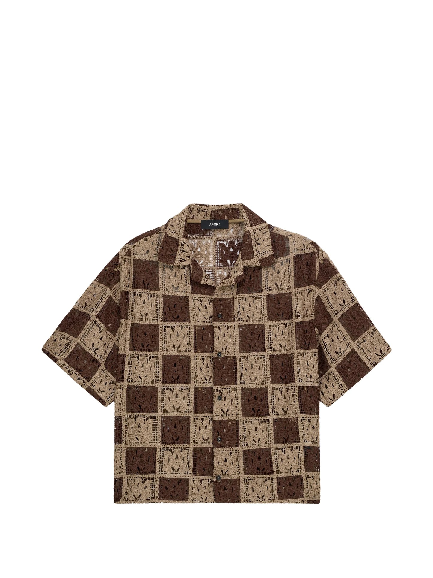 MA checker mesh os camp shirt