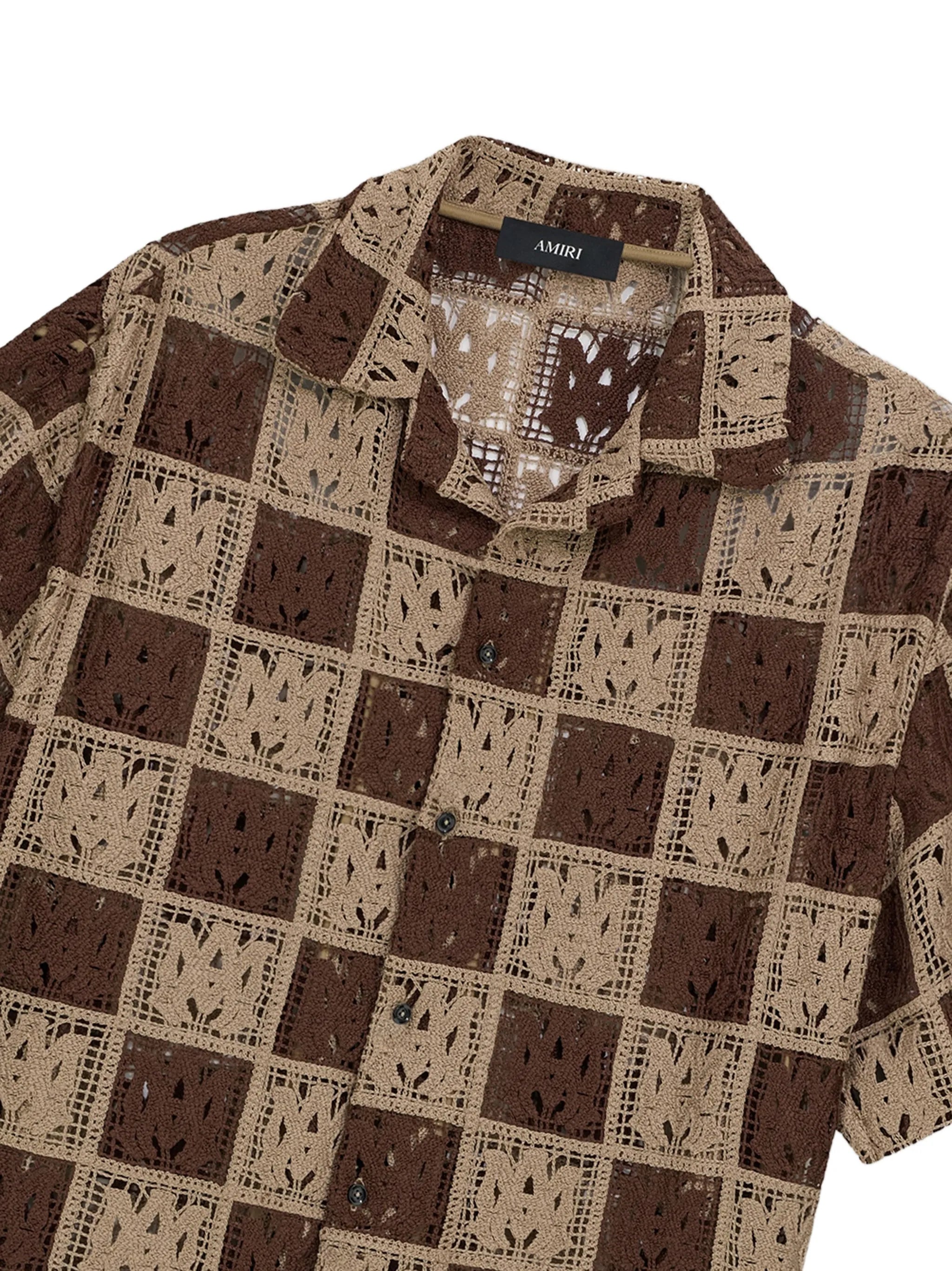MA checker mesh os camp shirt