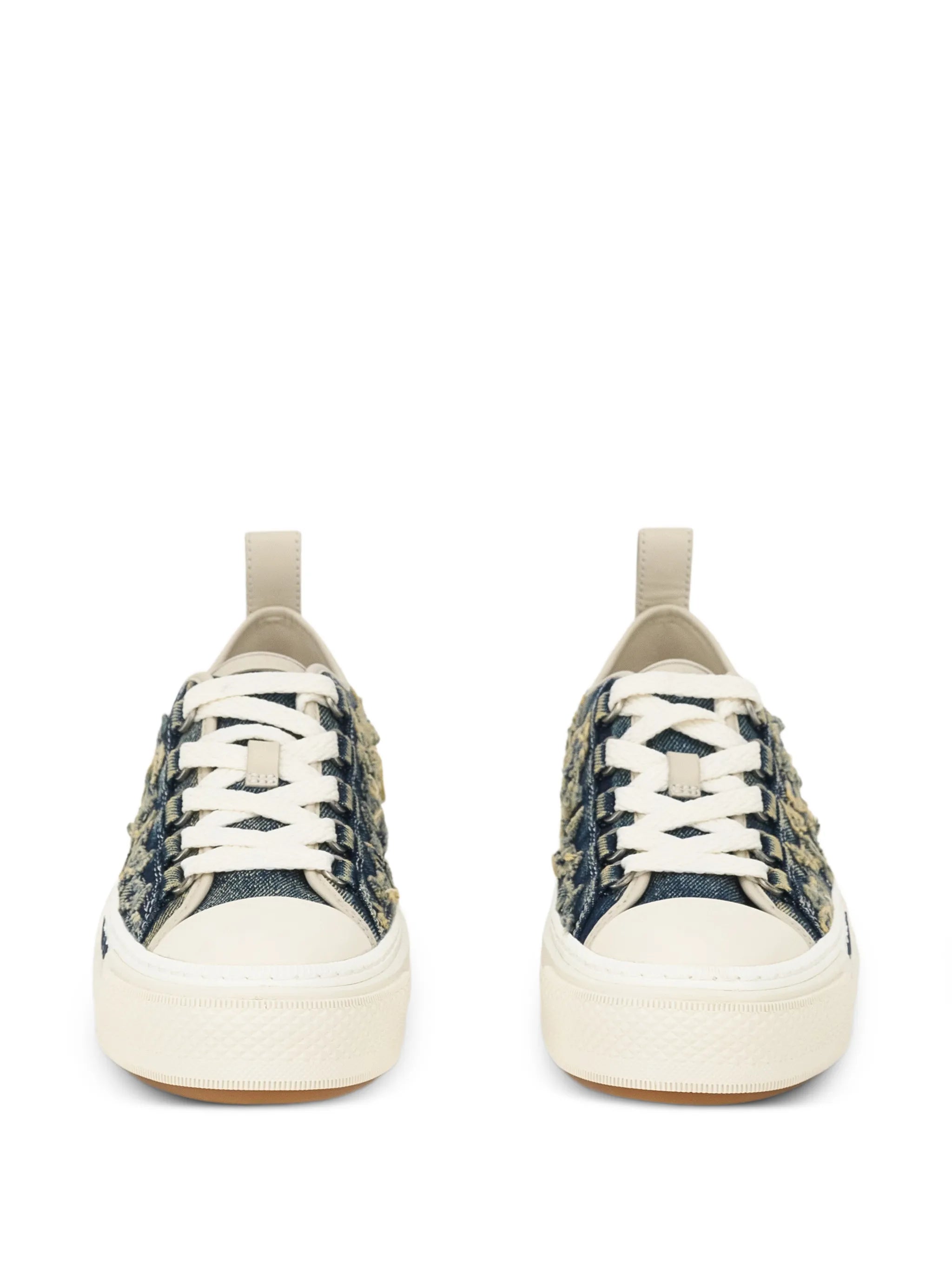 denim court low sneakers