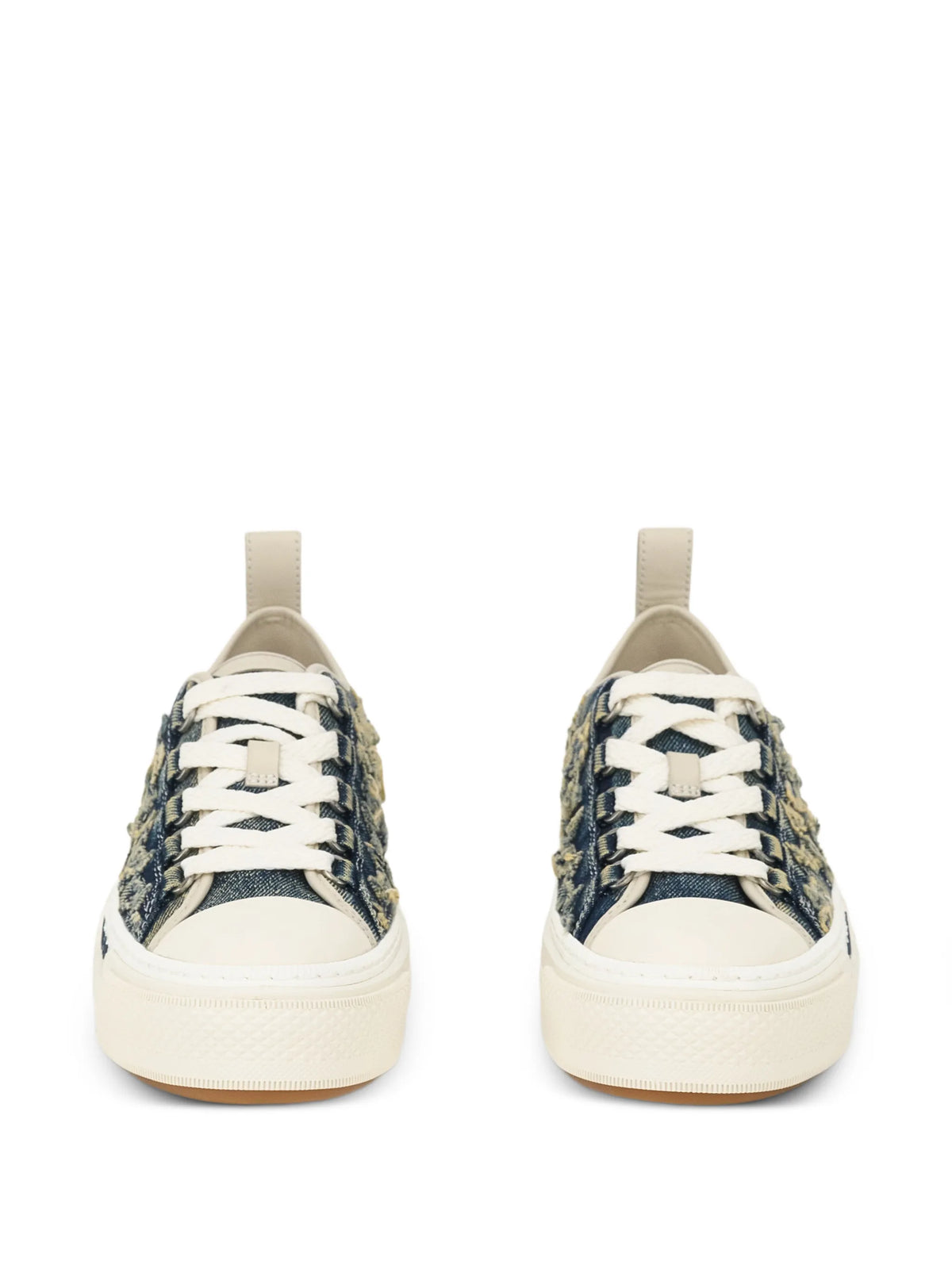 denim court low sneakers