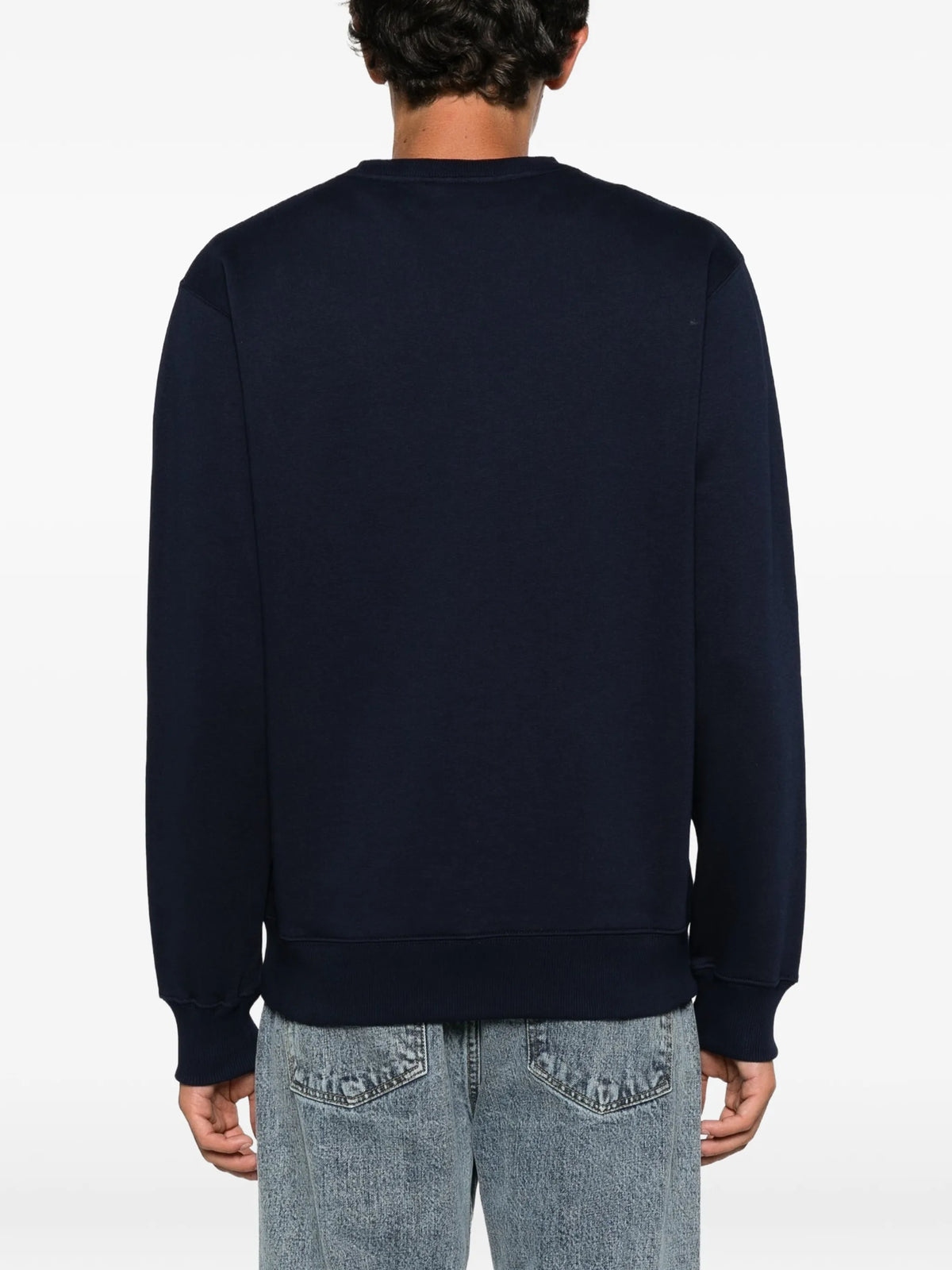 column-print sweatshirt
