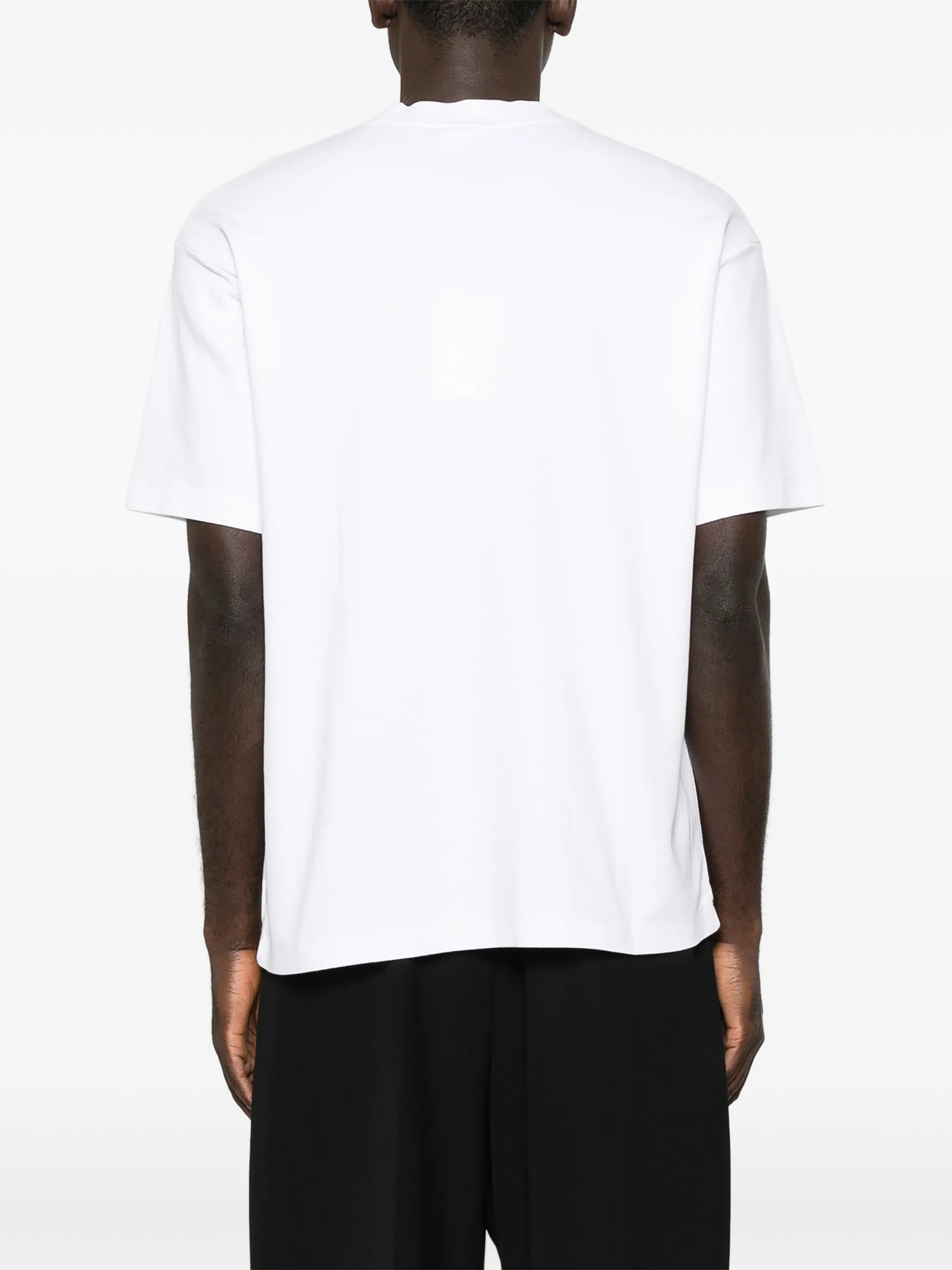 slogan-print T-shirt