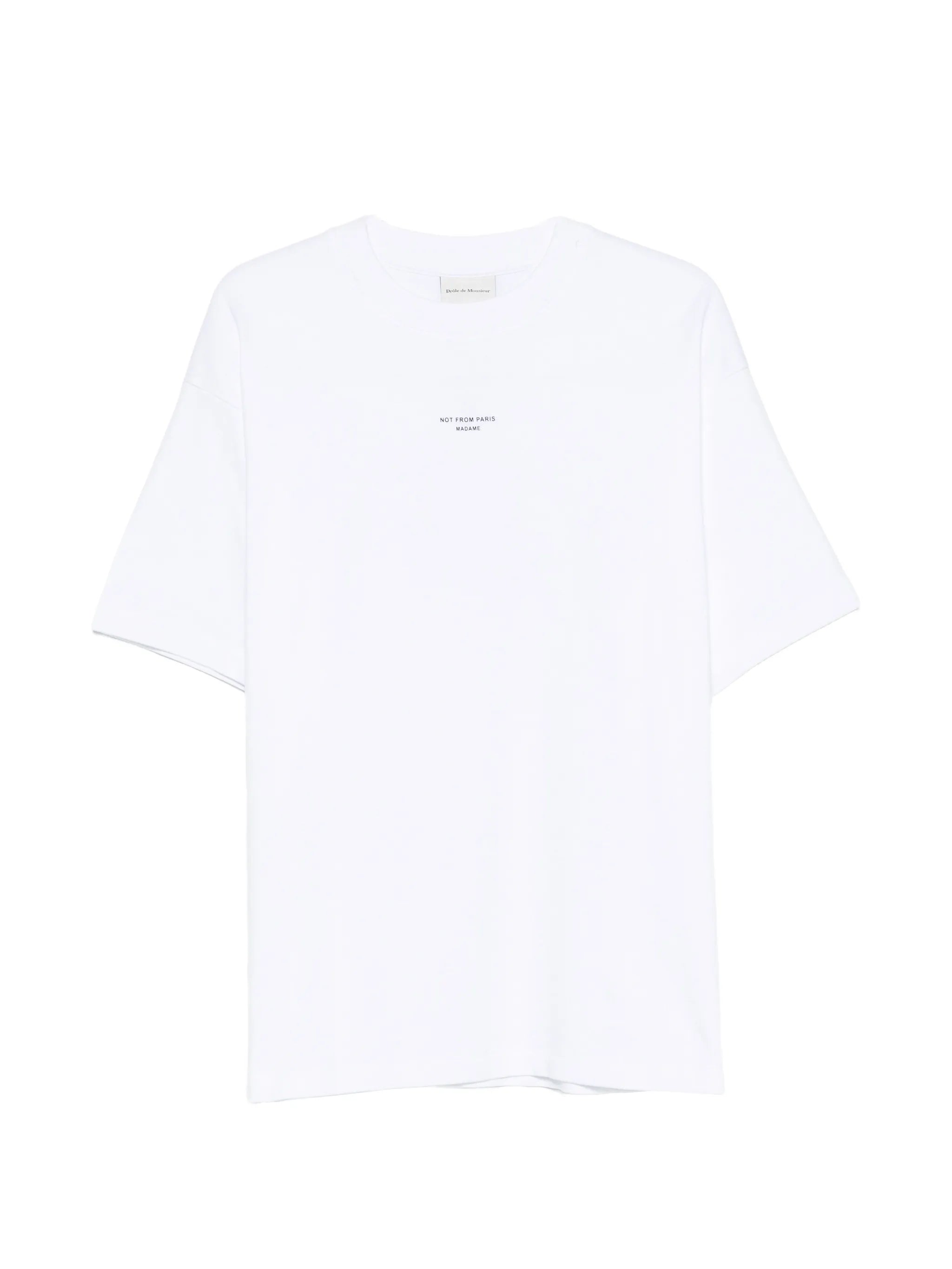 slogan-print T-shirt