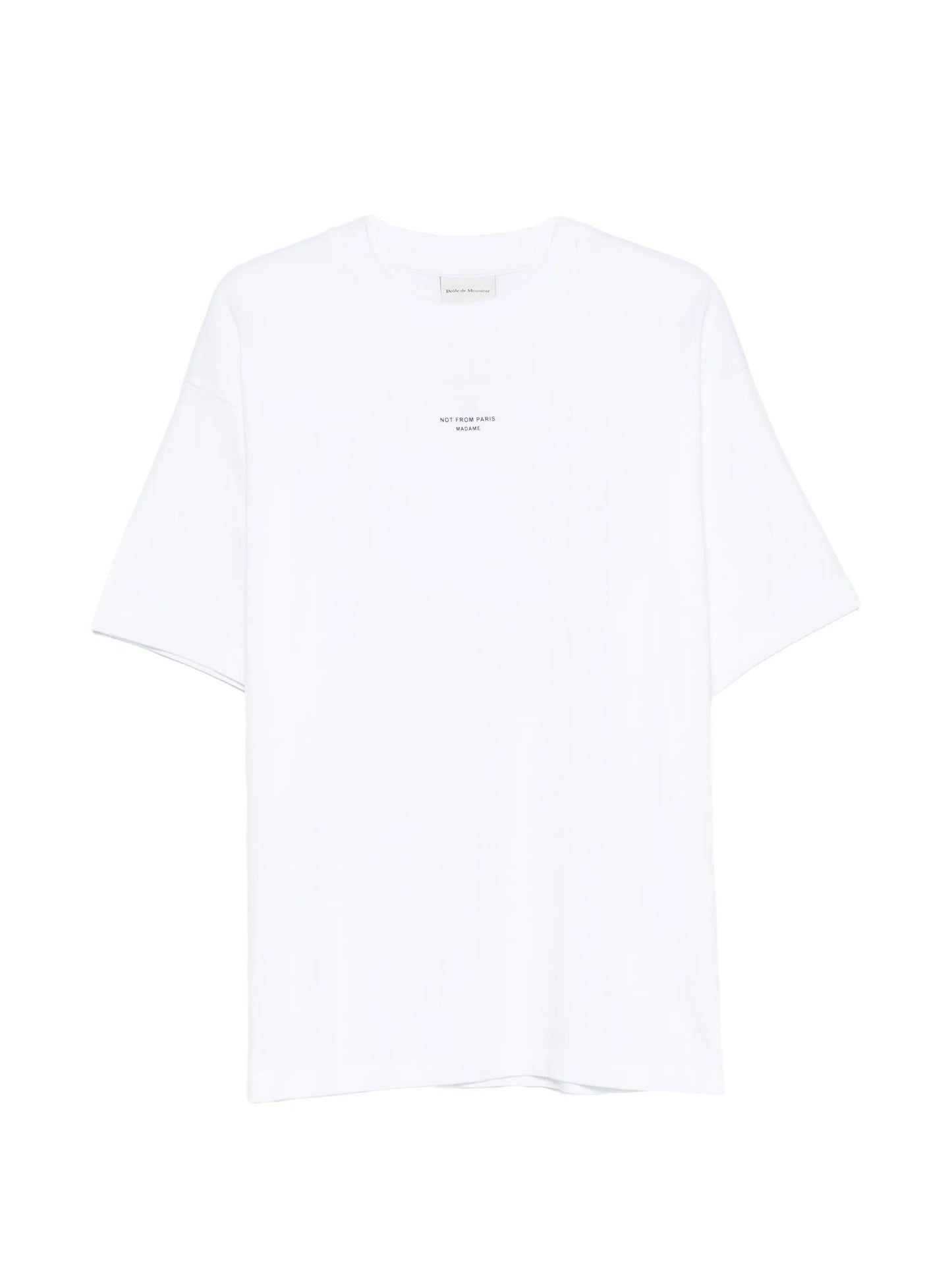 slogan-print T-shirt