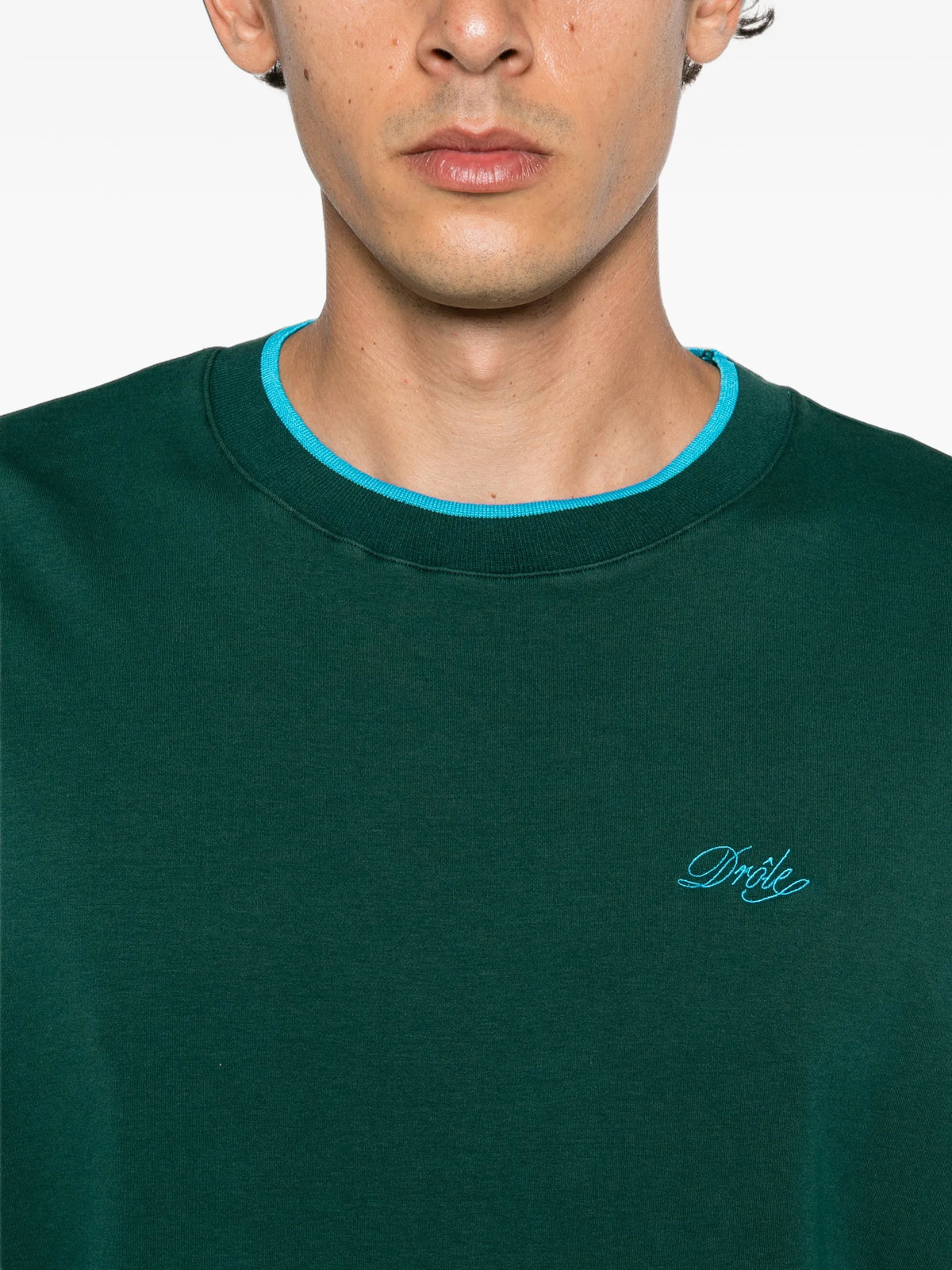 Drôle Belissima logo-embroidered T-shirt