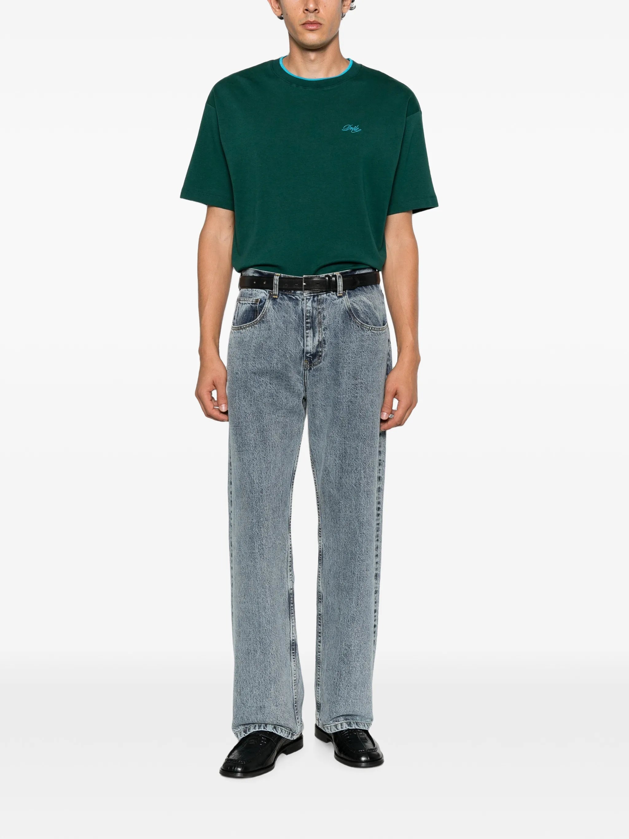 Drôle Belissima logo-embroidered T-shirt