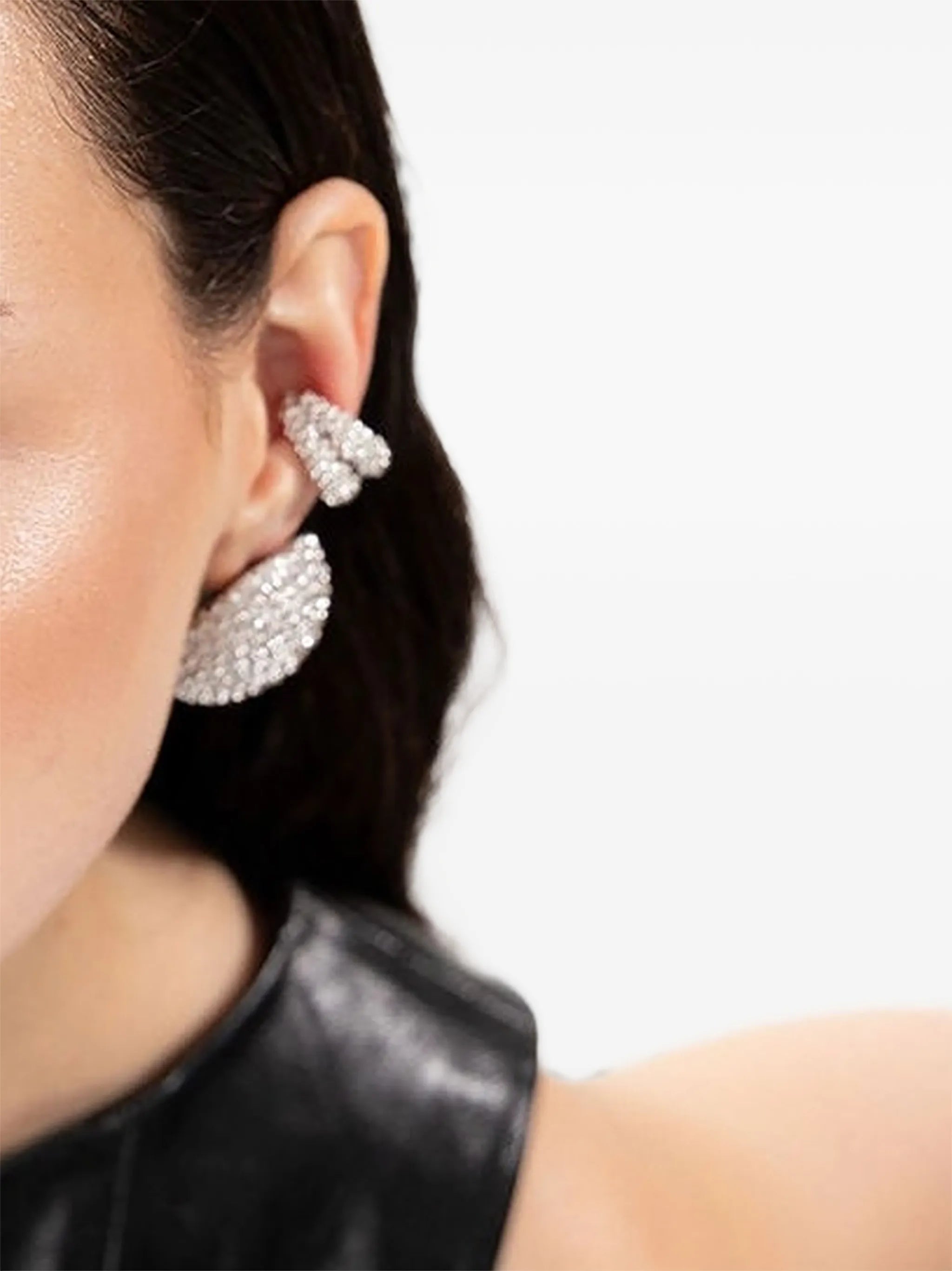 beaded drop earrings