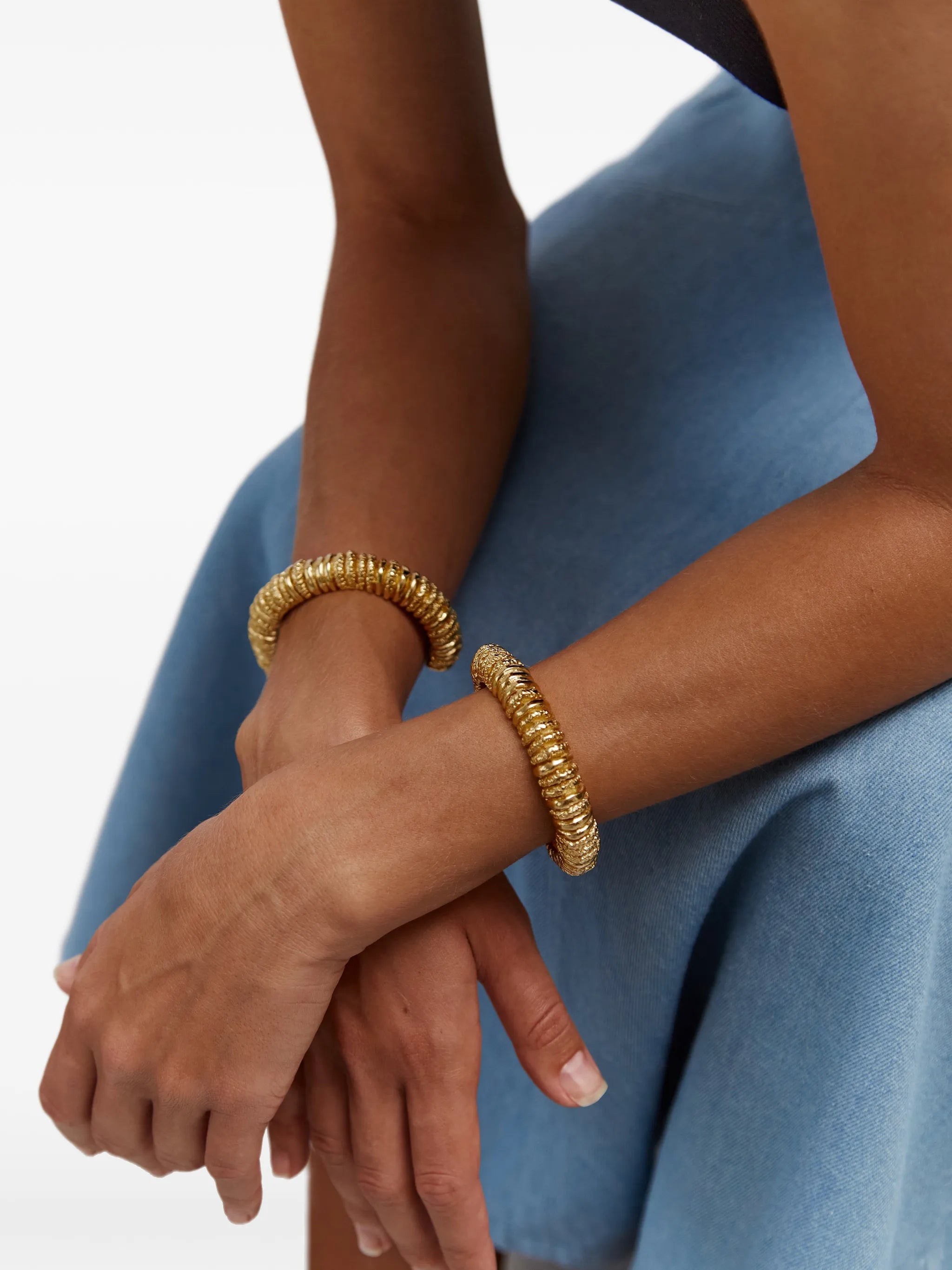 Capital cuff bracelet