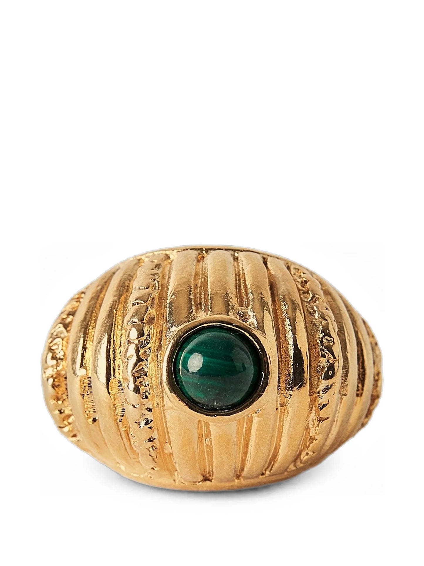 Reef malachite ring