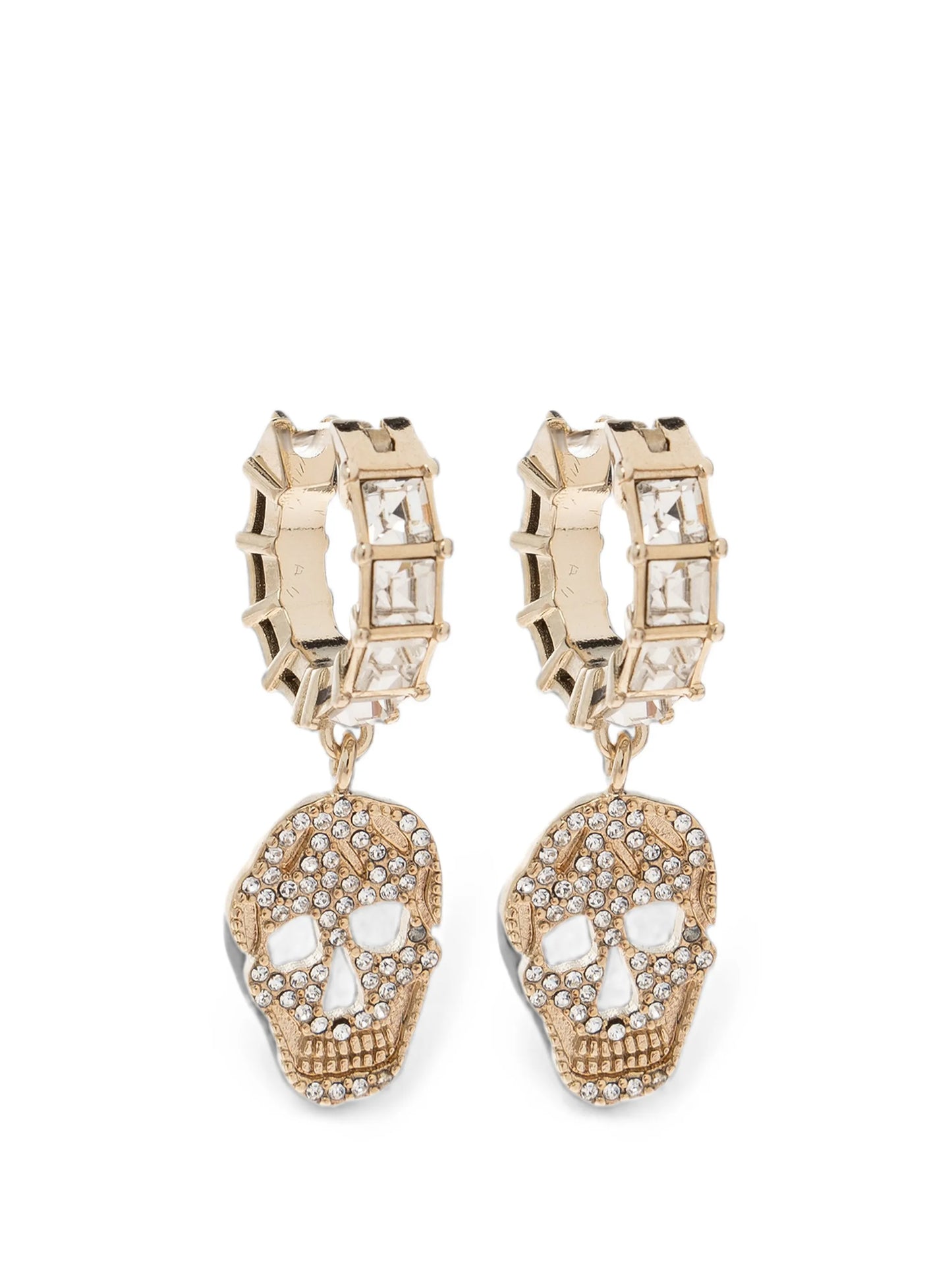 crystal-embellished earrings