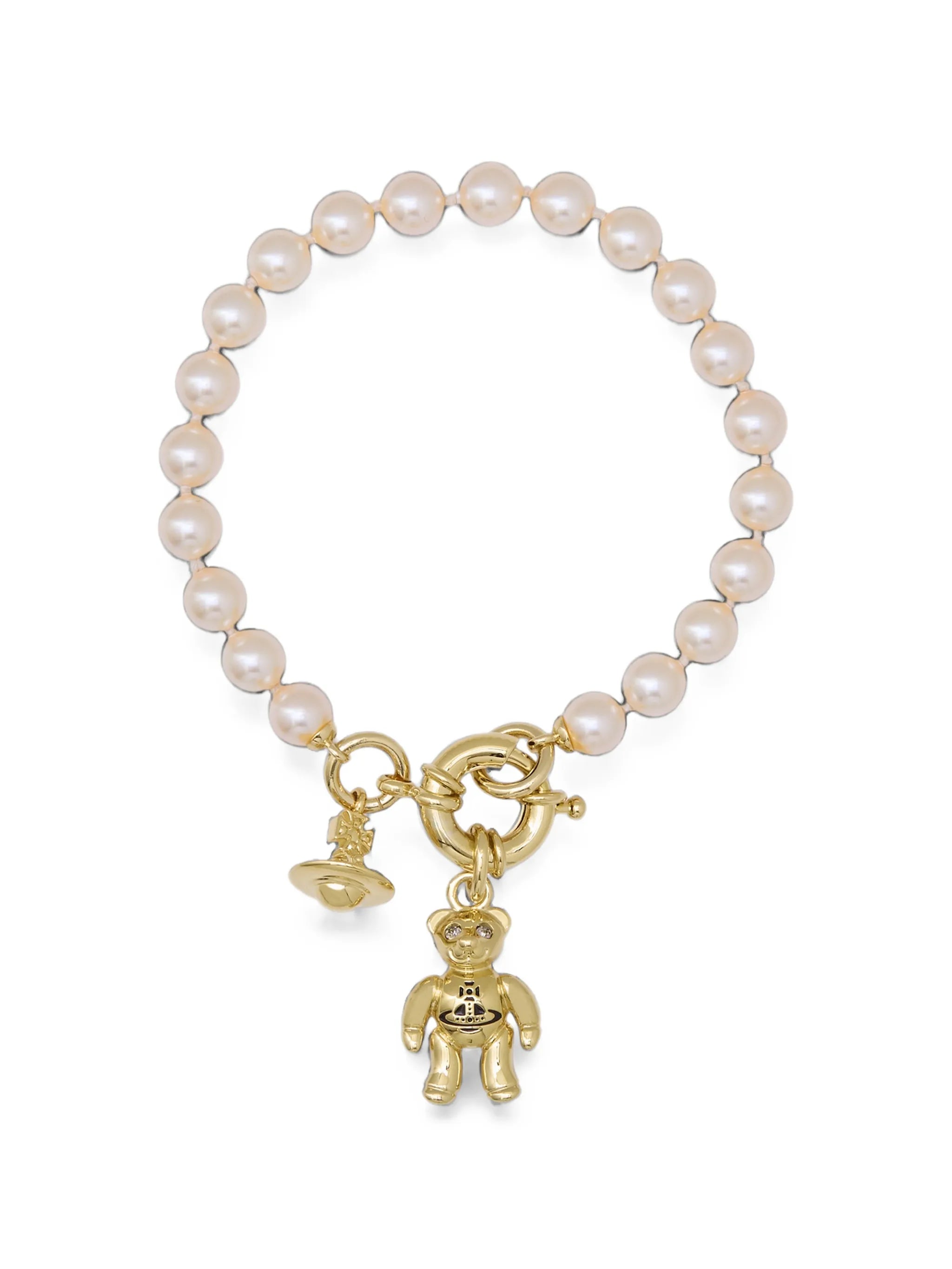 Ruby charm bracelet