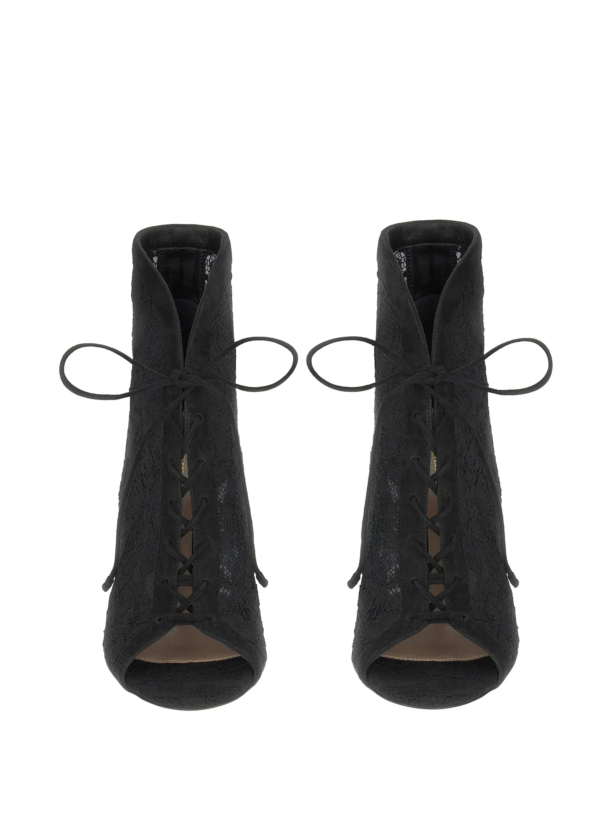 lace-up lace ankle boots