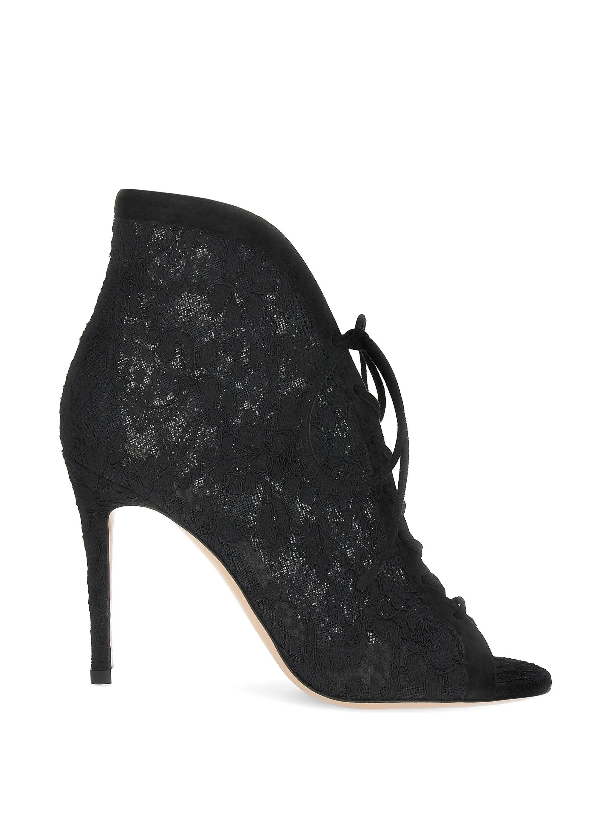 lace-up lace ankle boots