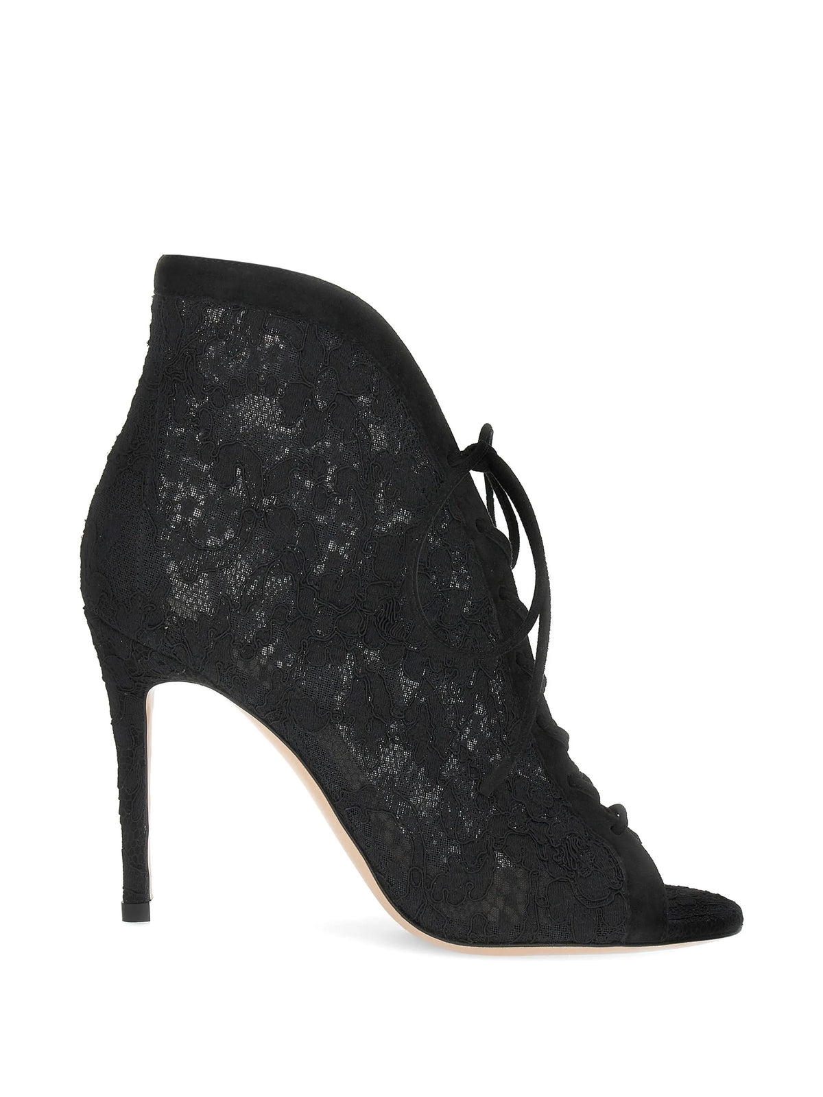 lace-up lace ankle boots