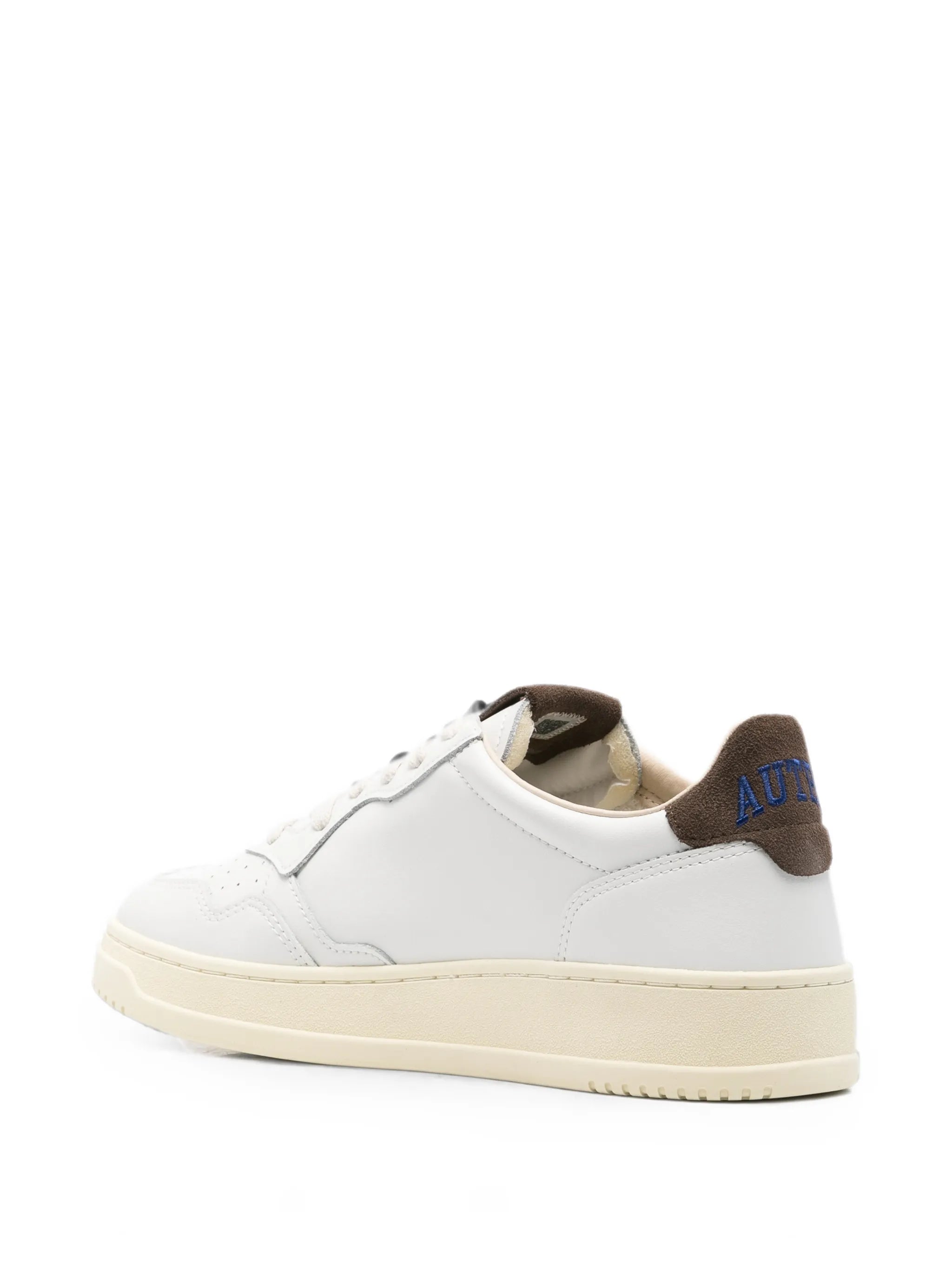 Medalist low sneakers in leather and suede