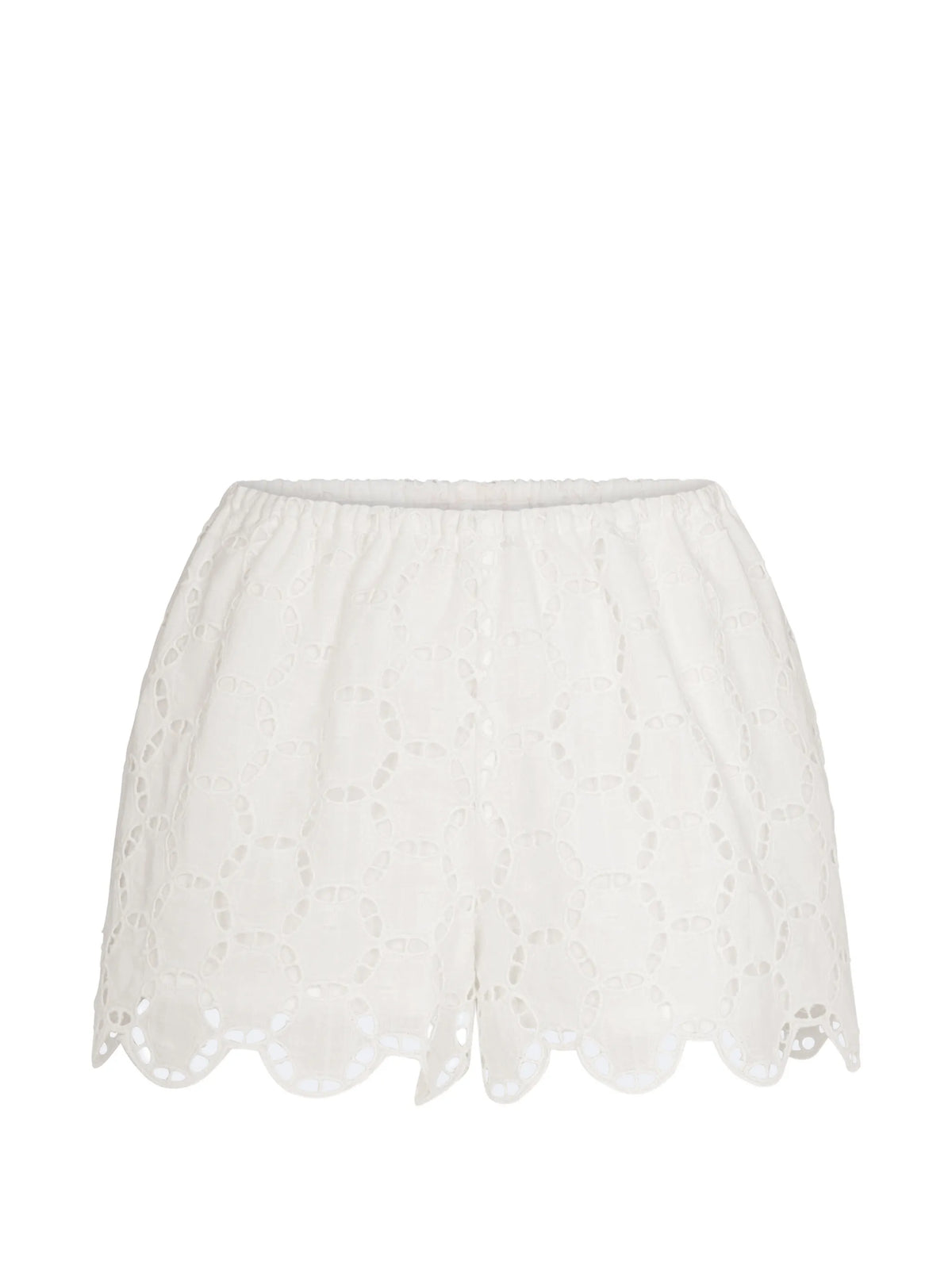 Isa eyelet mini shorts