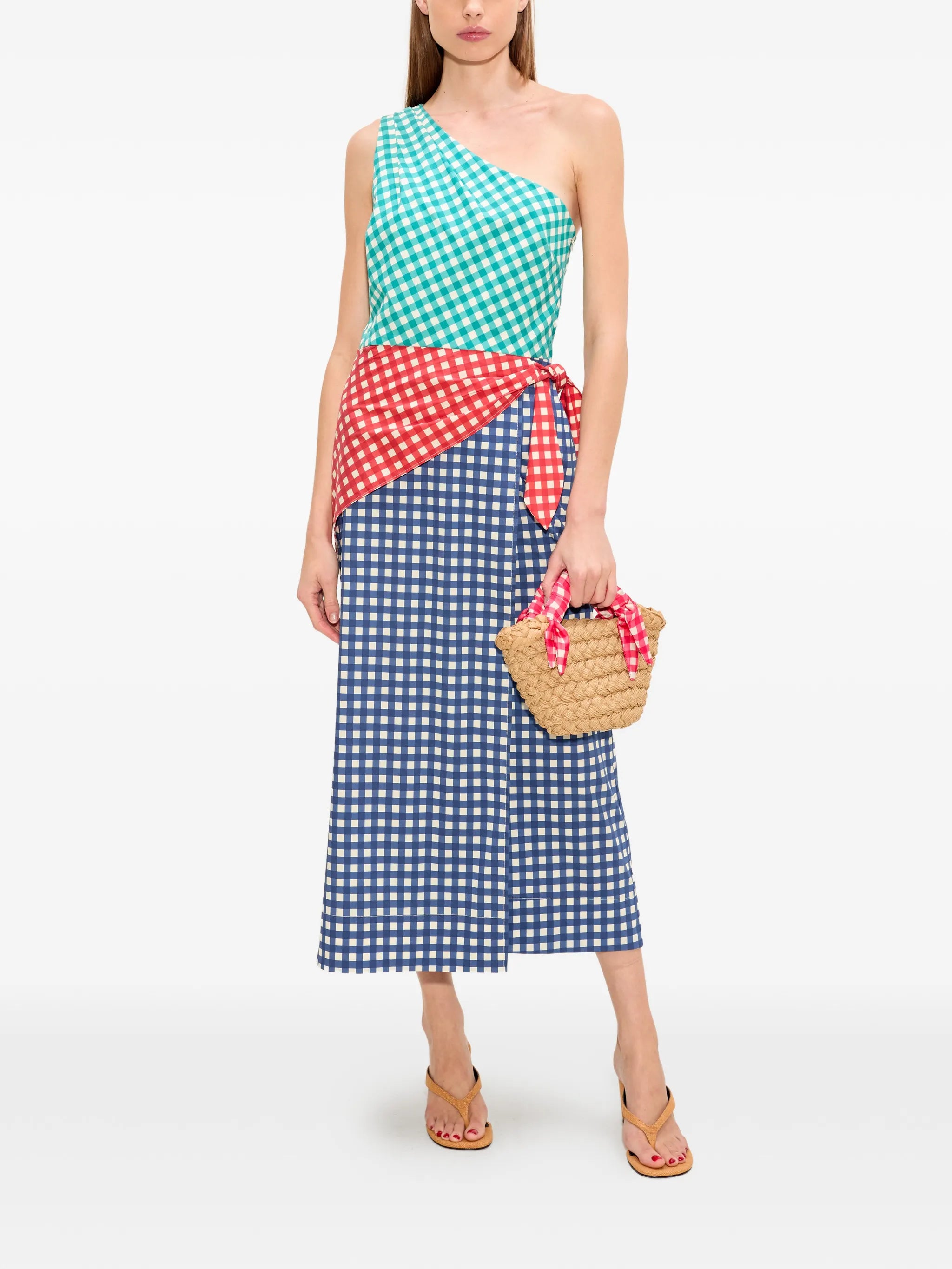 Belem poplin midi dress