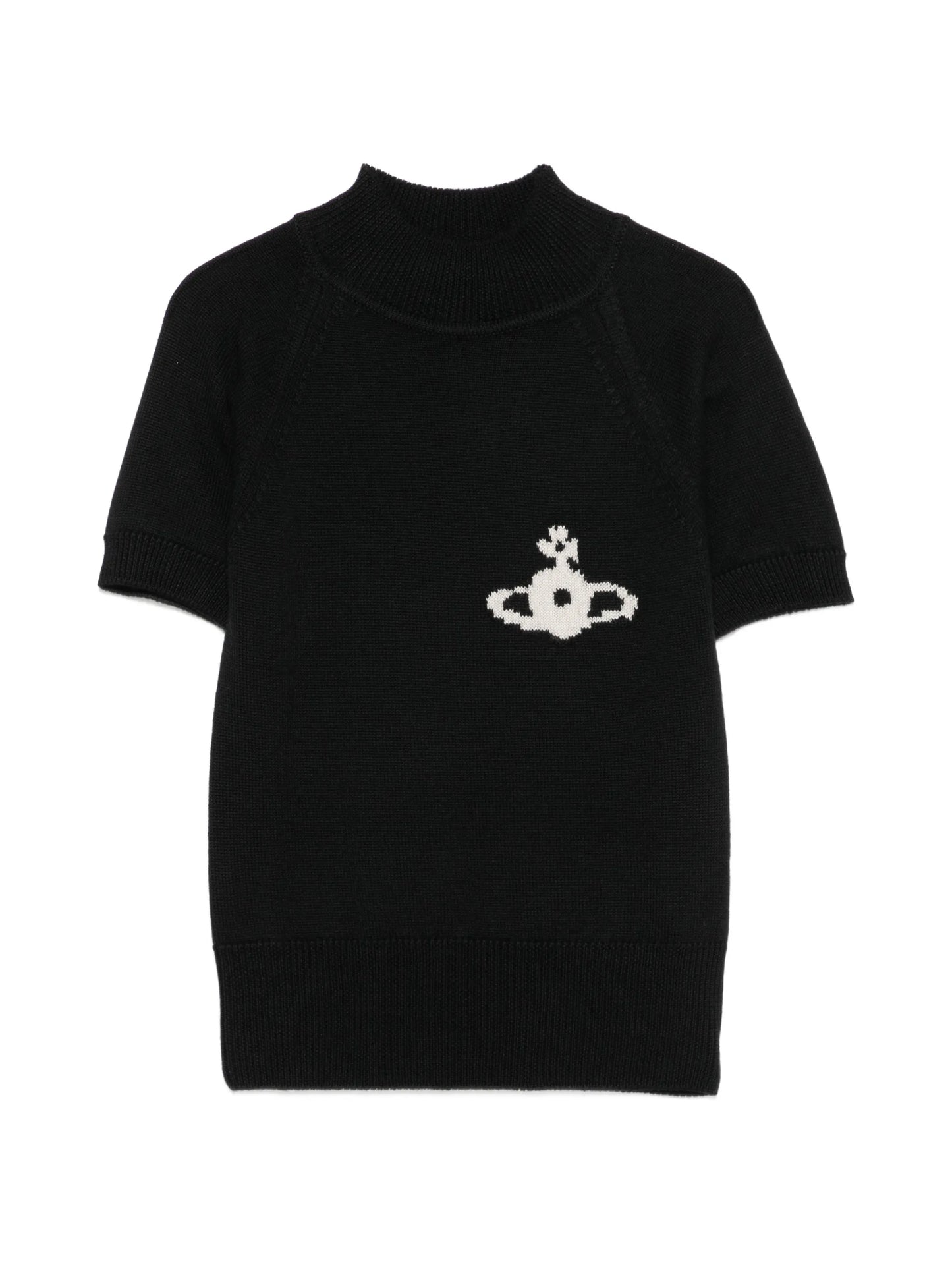 Orb-motif turtleneck sweater
