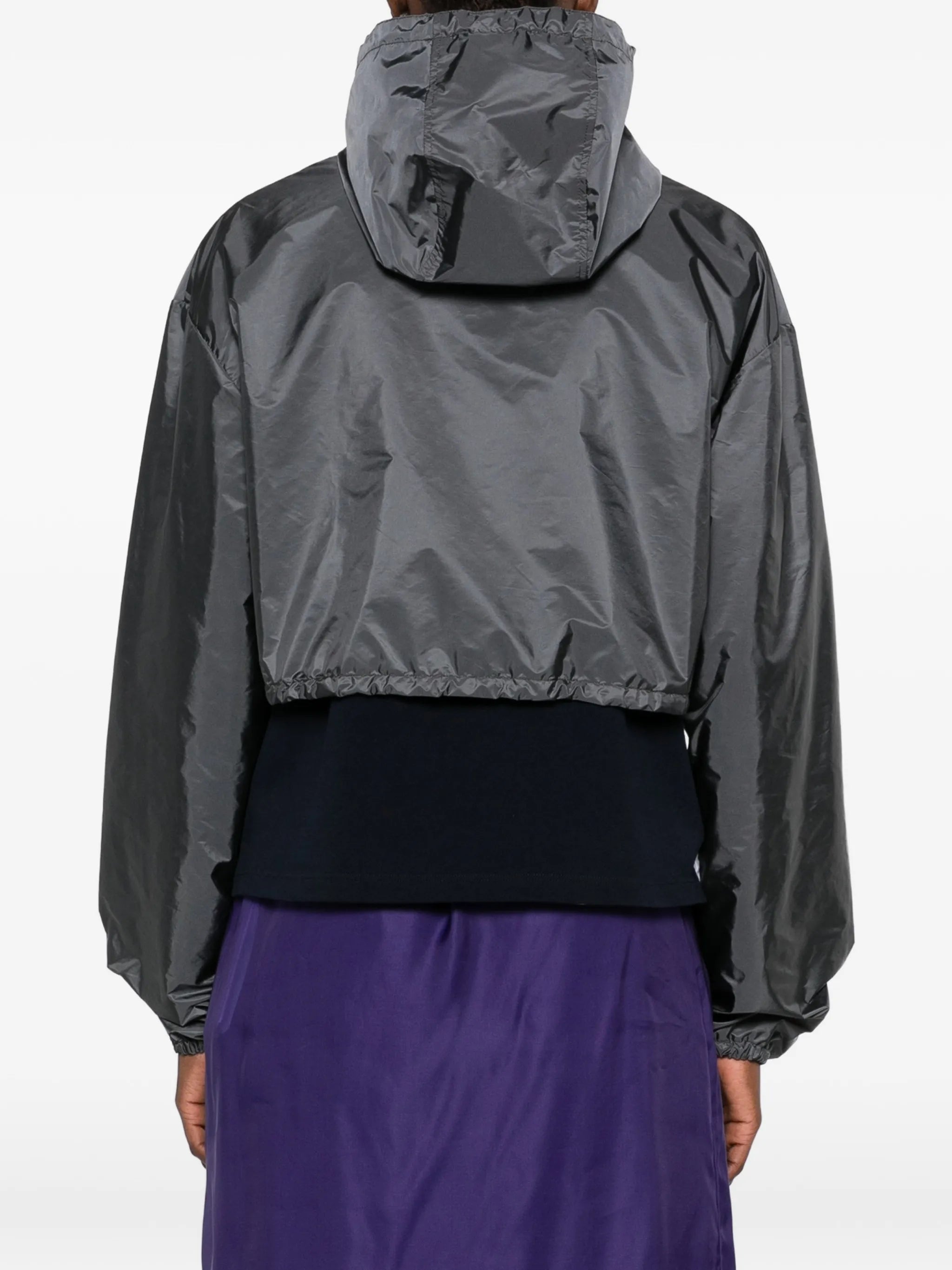 cropped hooded jacket