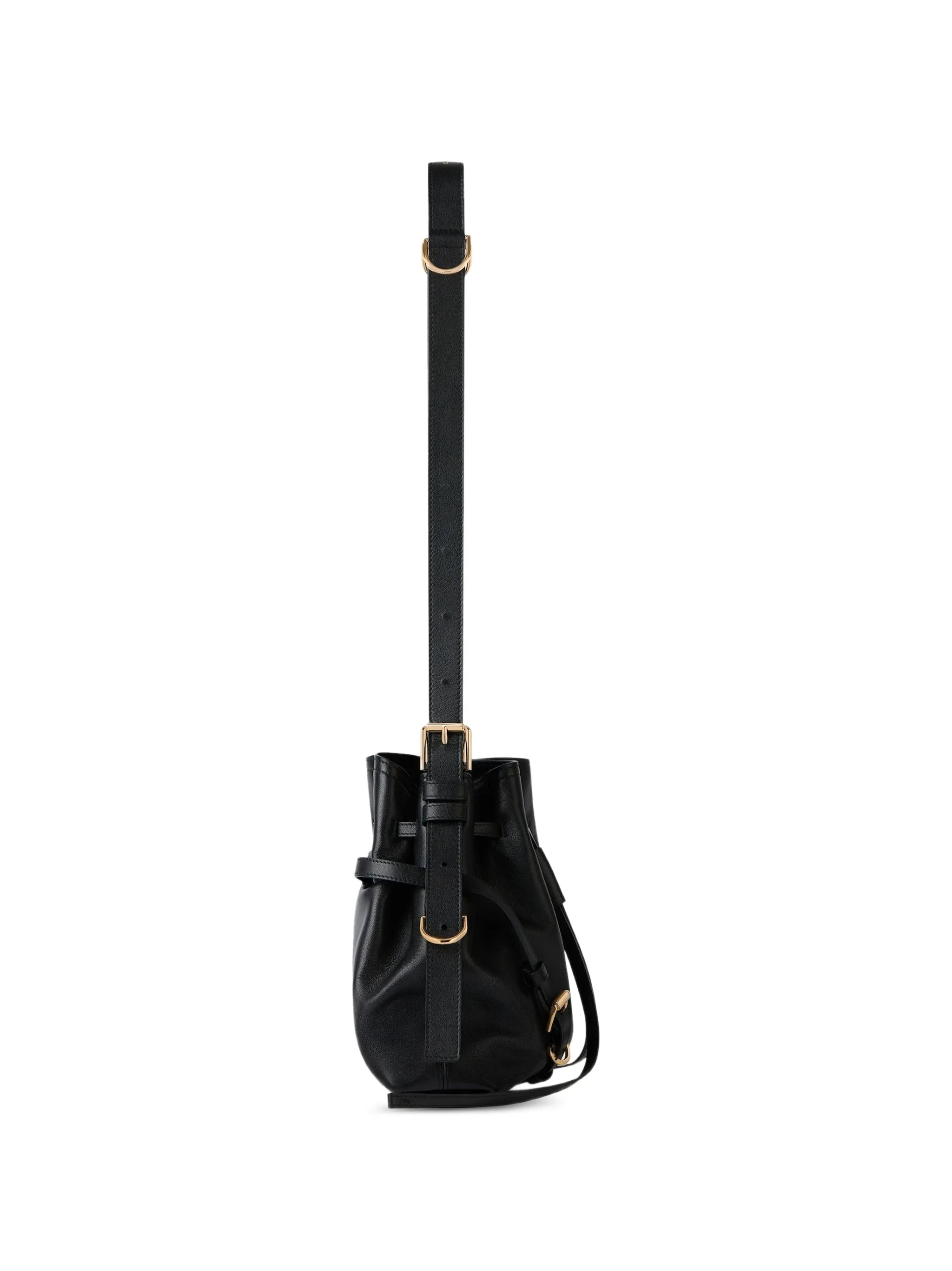 small Voyou bucket bag in shiny leather