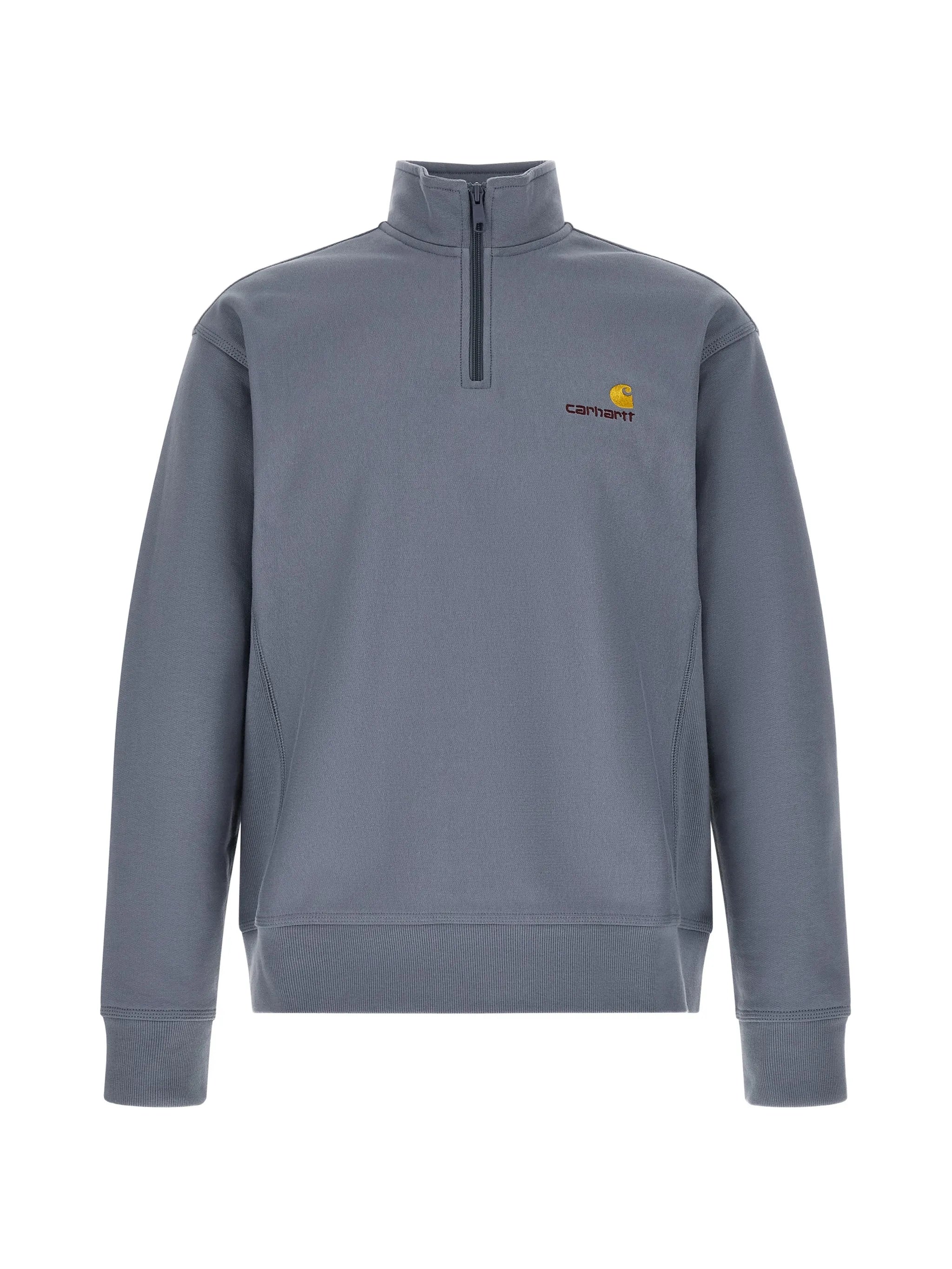half zip American Script sweatshirt